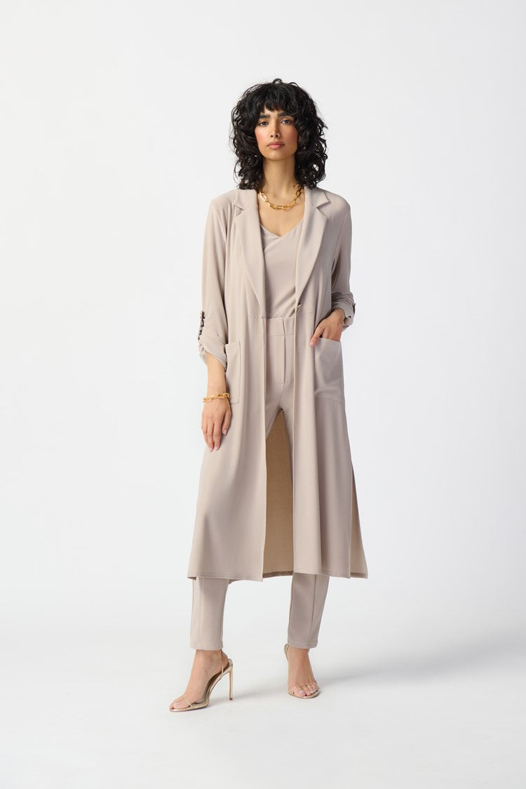 JOSEPH RIBKOFF SILKY DUSTER COAT STYLE 241100 COLOUR DUNE