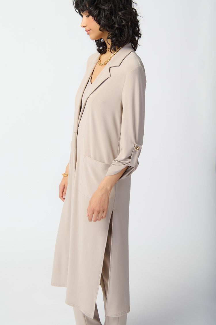 JOSEPH RIBKOFF SILKY DUSTER COAT STYLE 241100 COLOUR DUNE