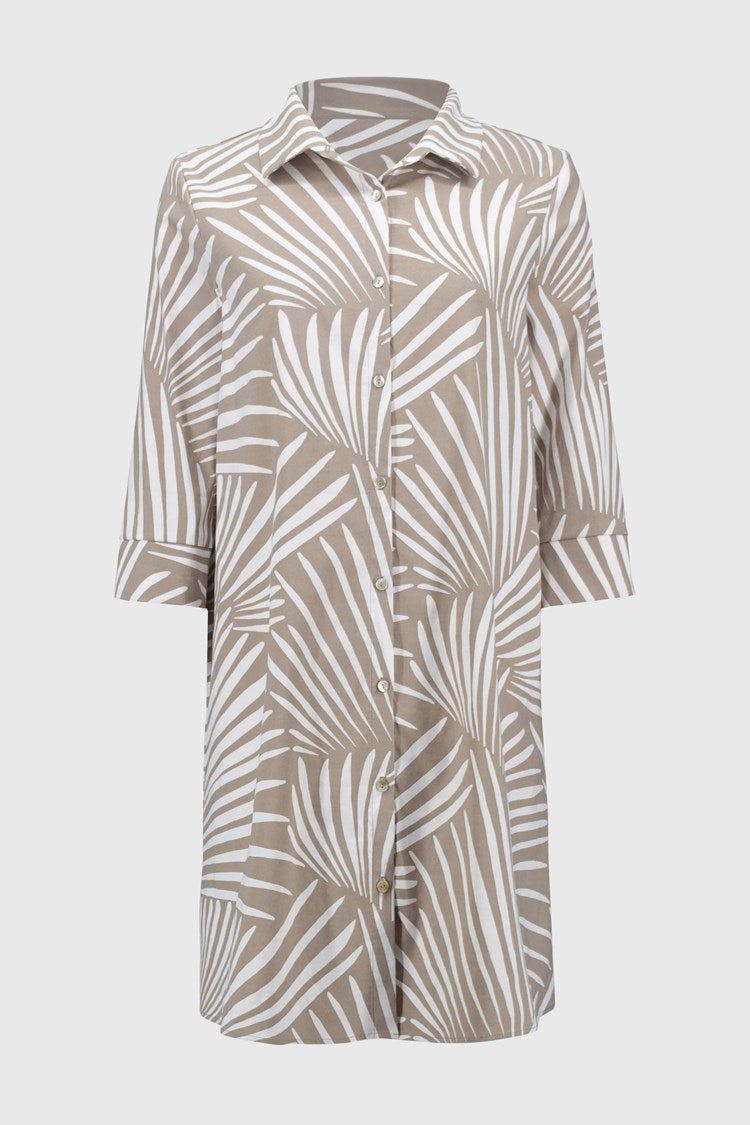 JOSEPH RIBKOFF DRESS STYLE 251144 COLOUR DUNE/VANILLA