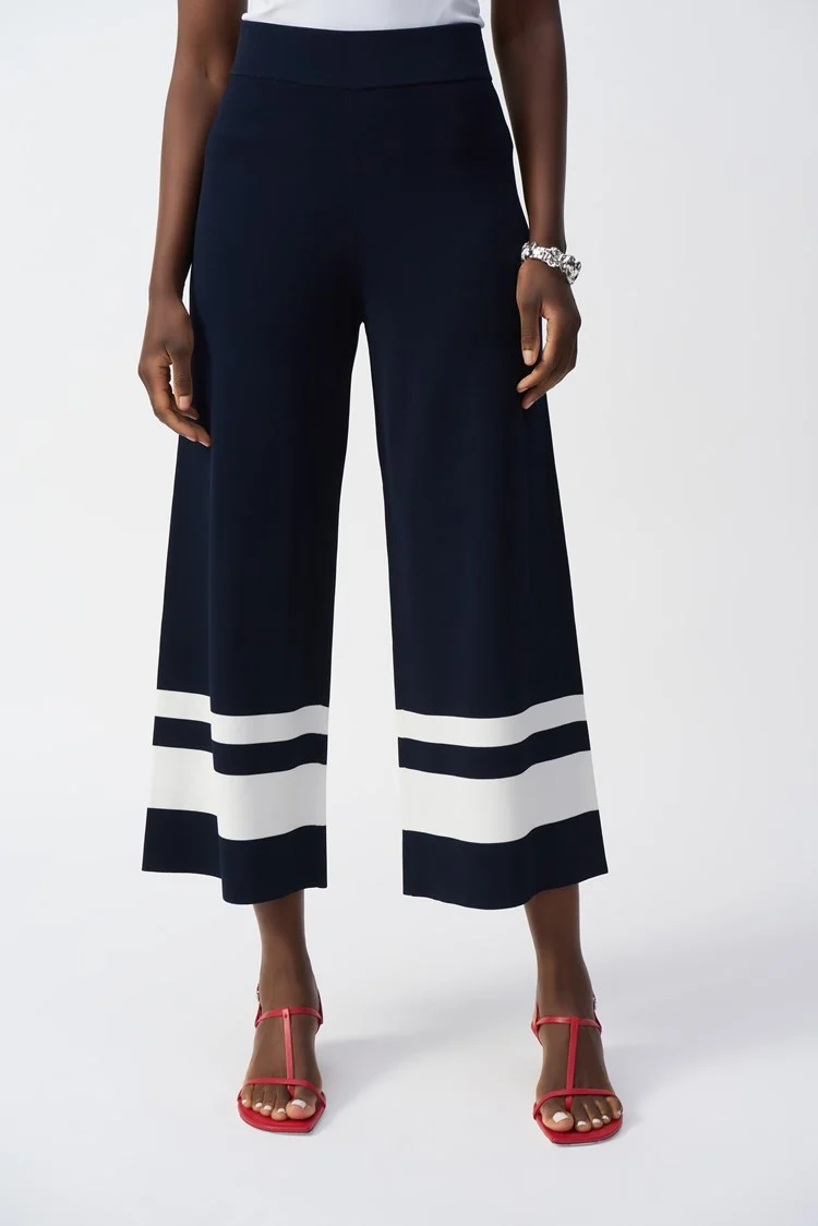 JOSEPH RIBKOFF PANT STYLE 251945 COLOUR MIDNIGHT BLUE/VANILLA
