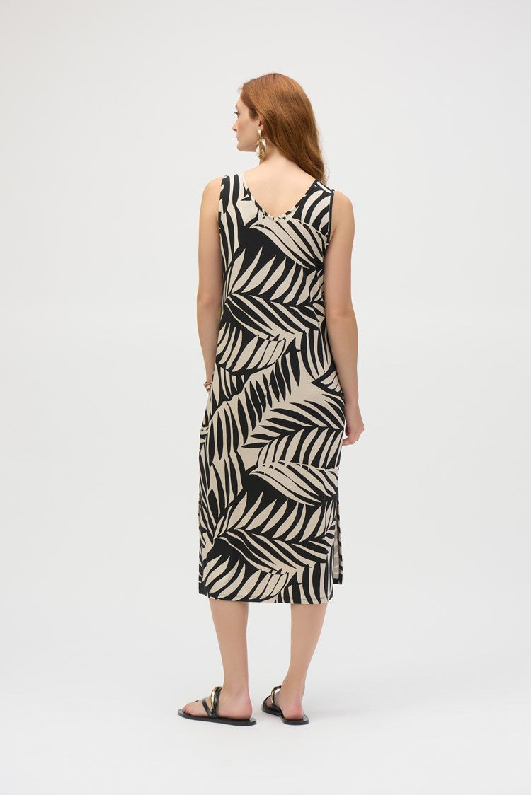 JOSEPH RIBKOFF DRESS STYLE 252031 COLOUR BLACK/MOONSTONE