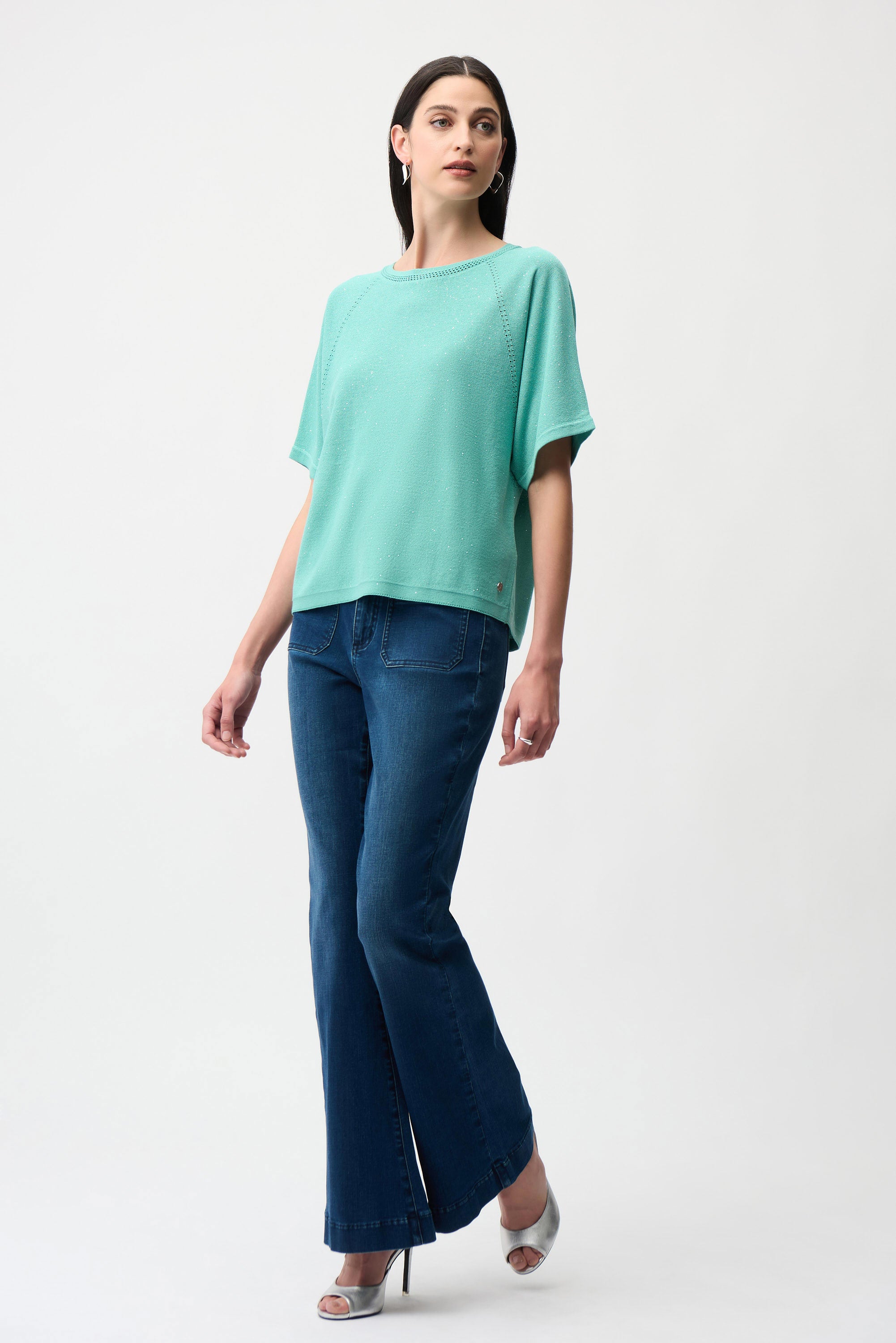 JOSEPH RIBKOFF TOP STYLE 261917 COLOUR SEAFOAM