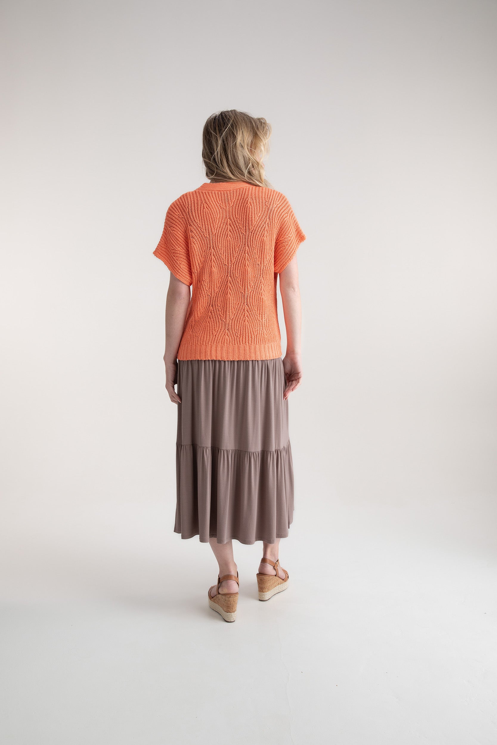 MARBLE SKIRT STYLE 7457 COLOUR TOFFEE (122)