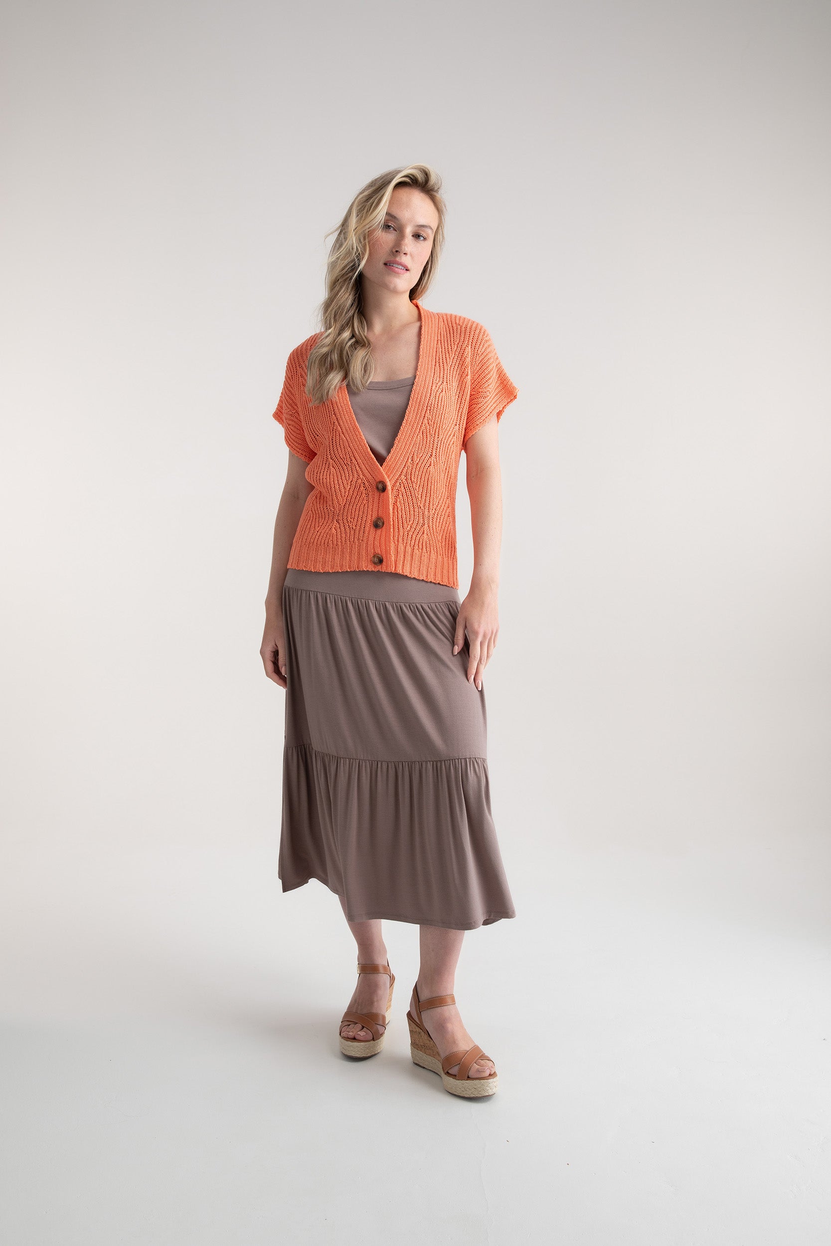 MARBLE SKIRT STYLE 7457 COLOUR TOFFEE (122)