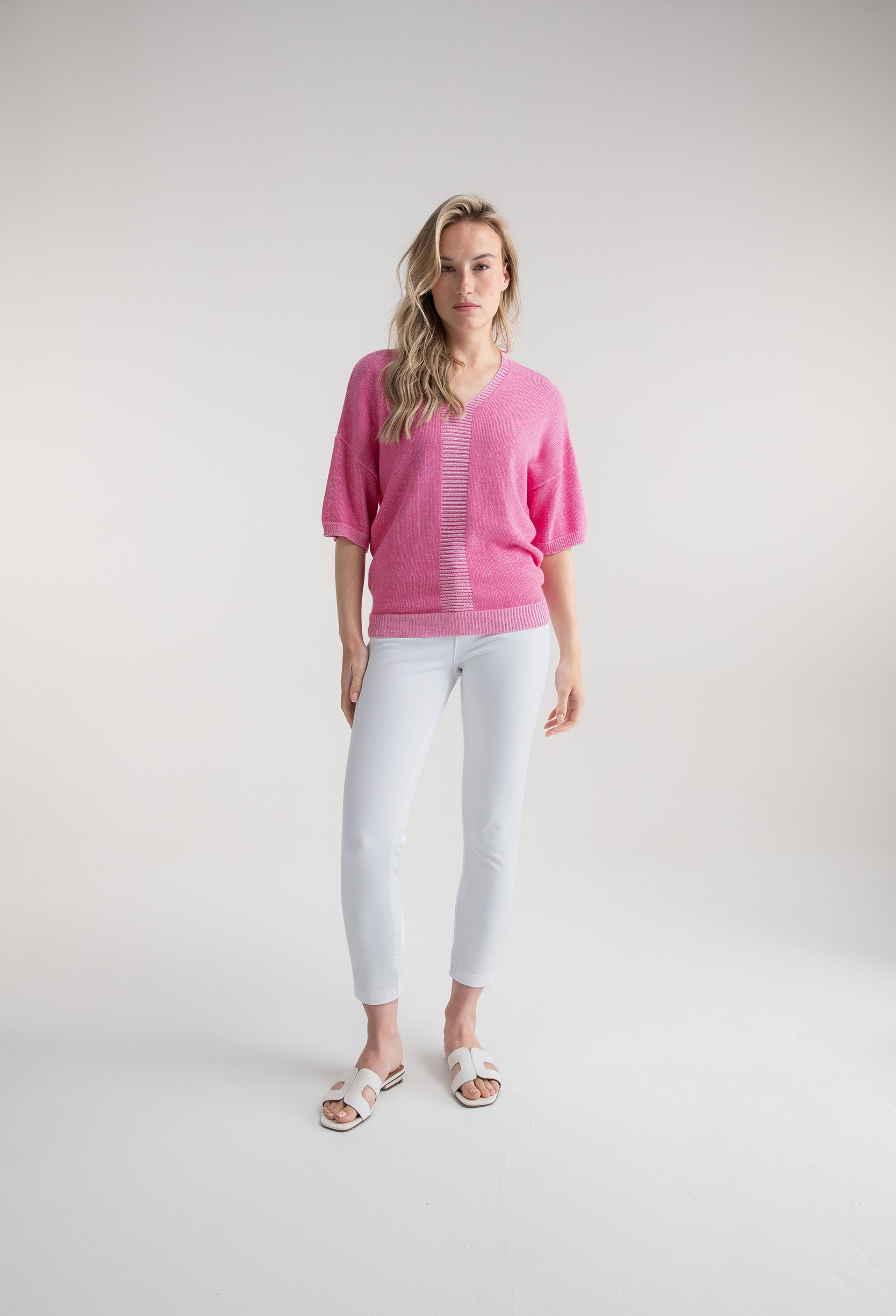 MARBLE SWEATER STYLE 7884 COLOUR PINK( 194)