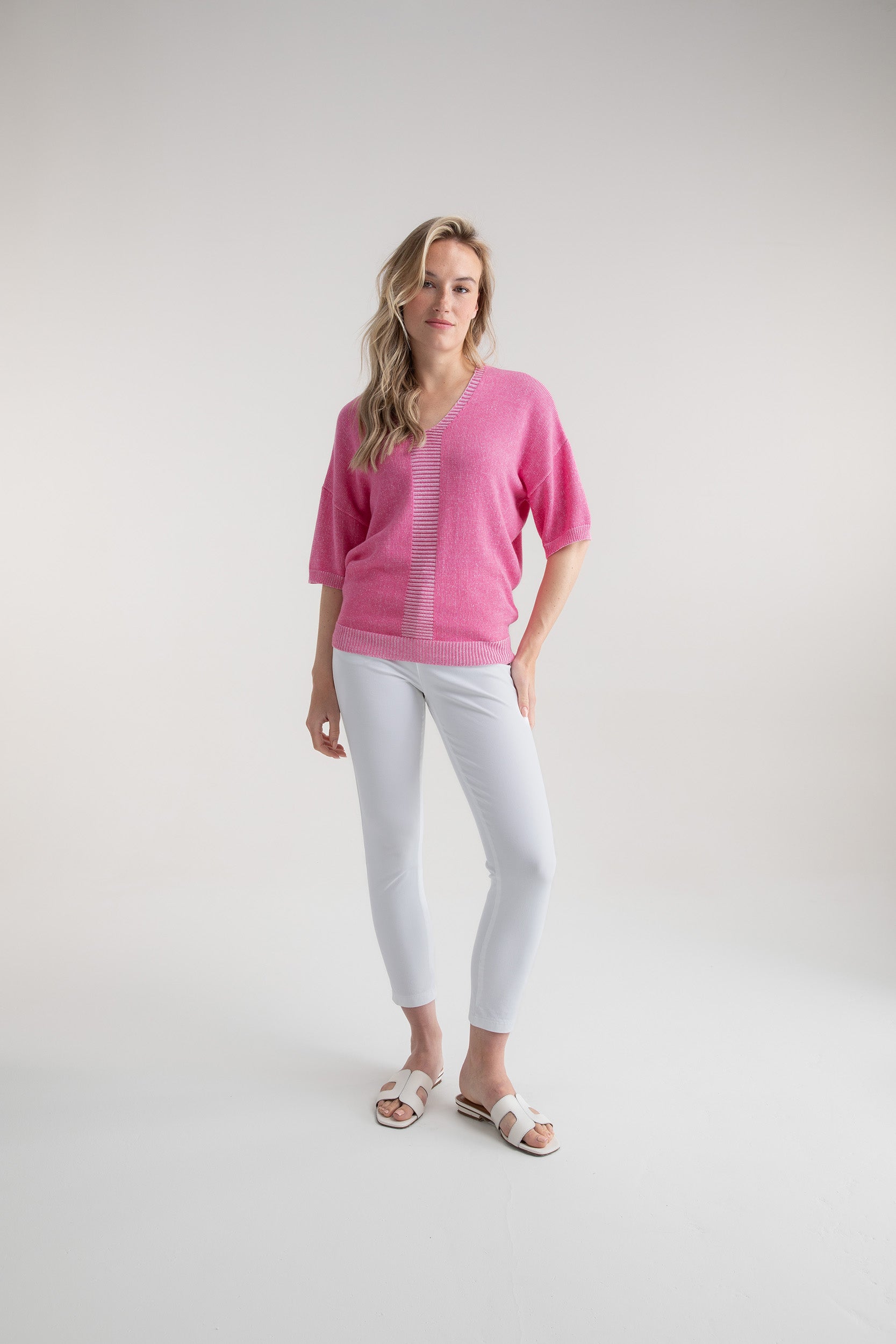 MARBLE SWEATER STYLE 7884 COLOUR PINK( 194)