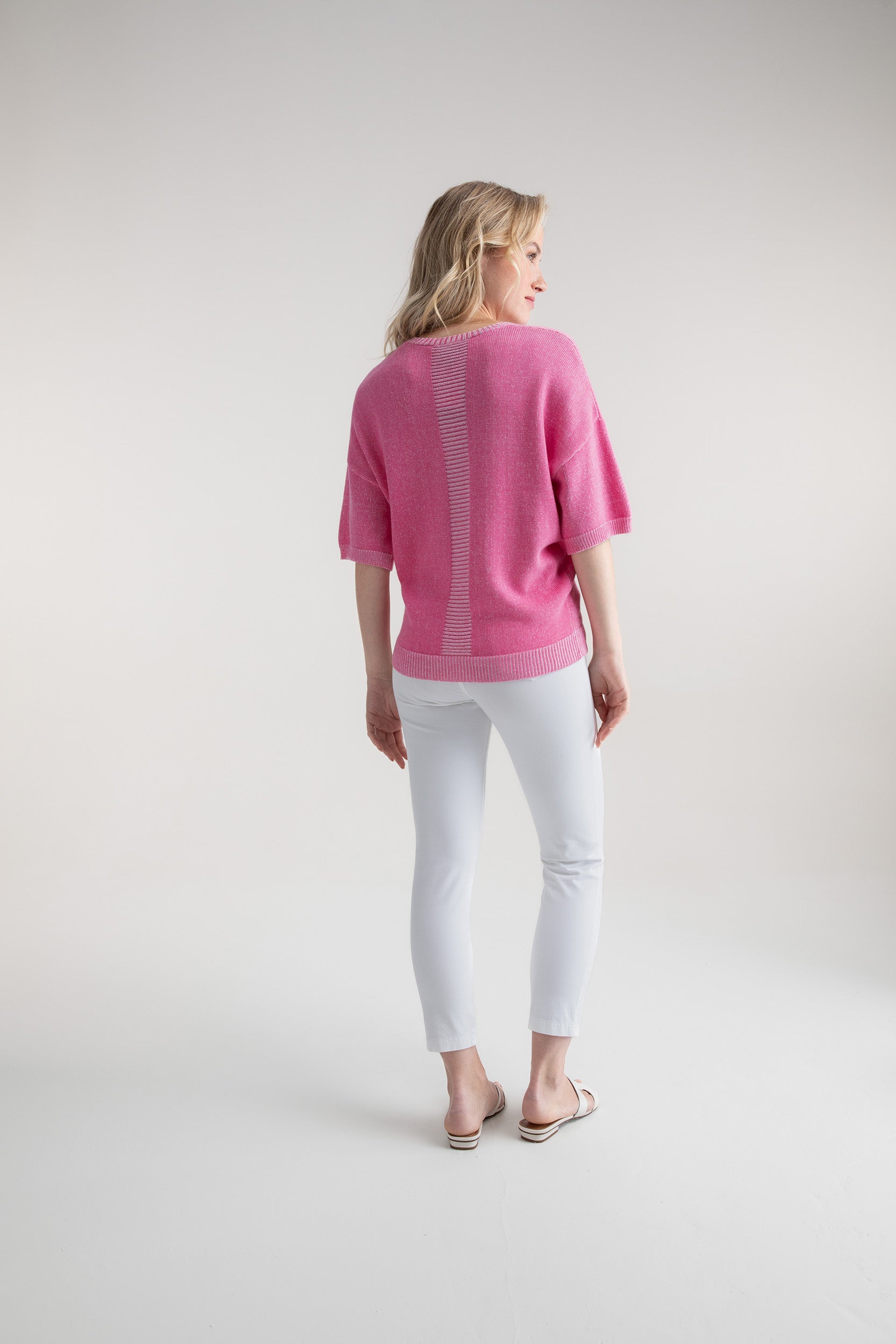 MARBLE SWEATER STYLE 7884 COLOUR PINK( 194)