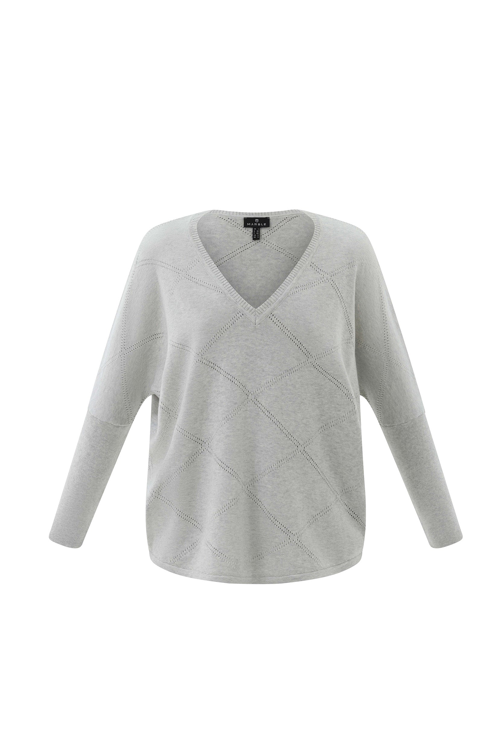 MARBLE SWEATER STYLE 7893 COLOUR SILVER (106)