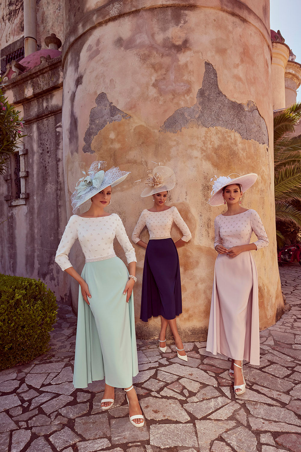 VENI INFANTINO DRESS STYLE 992426 COLOUR OLD GOLD/NAVY