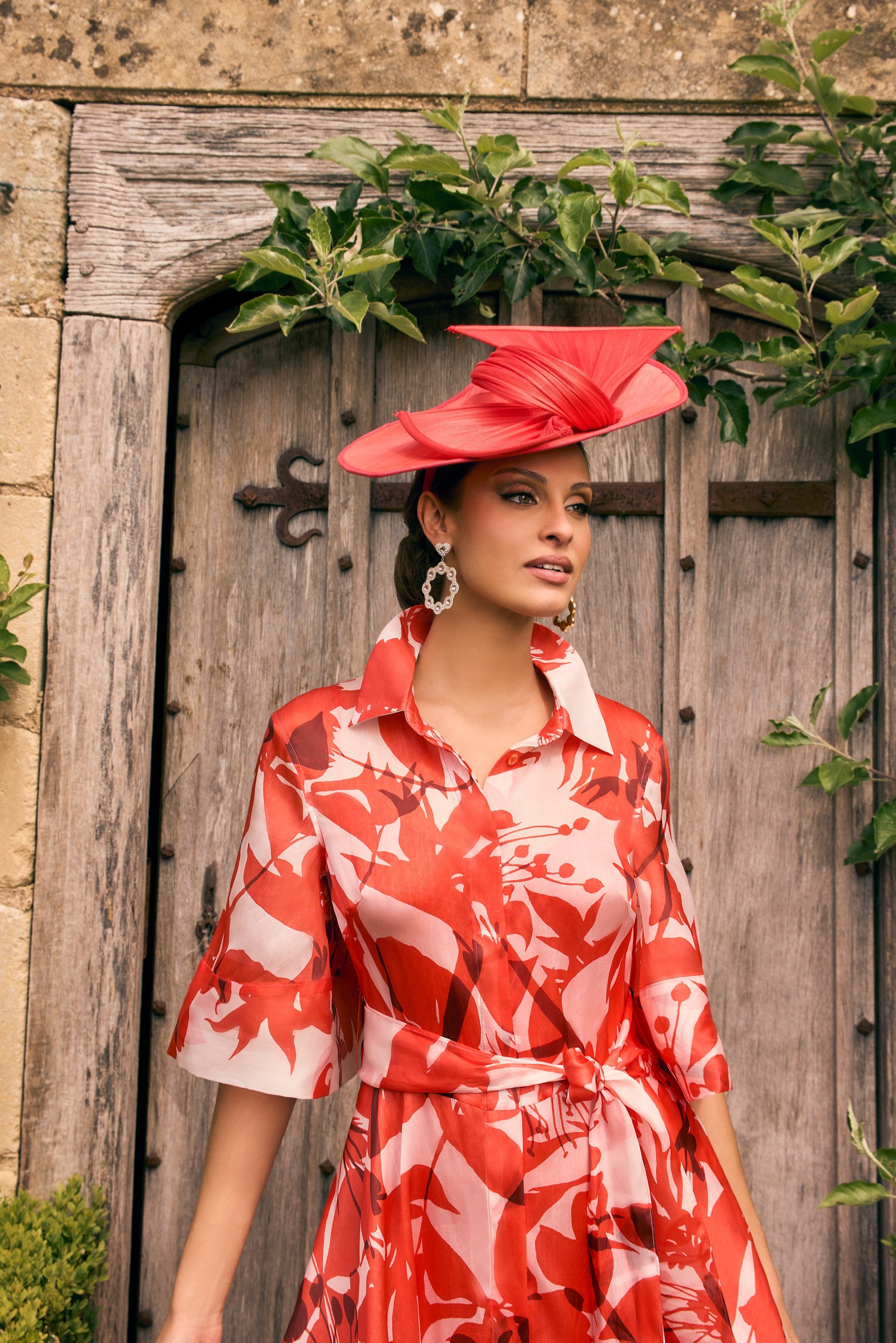 VENI INFANTINO DRESS STYLE 992767 COLOUR ORANGE/IVORY