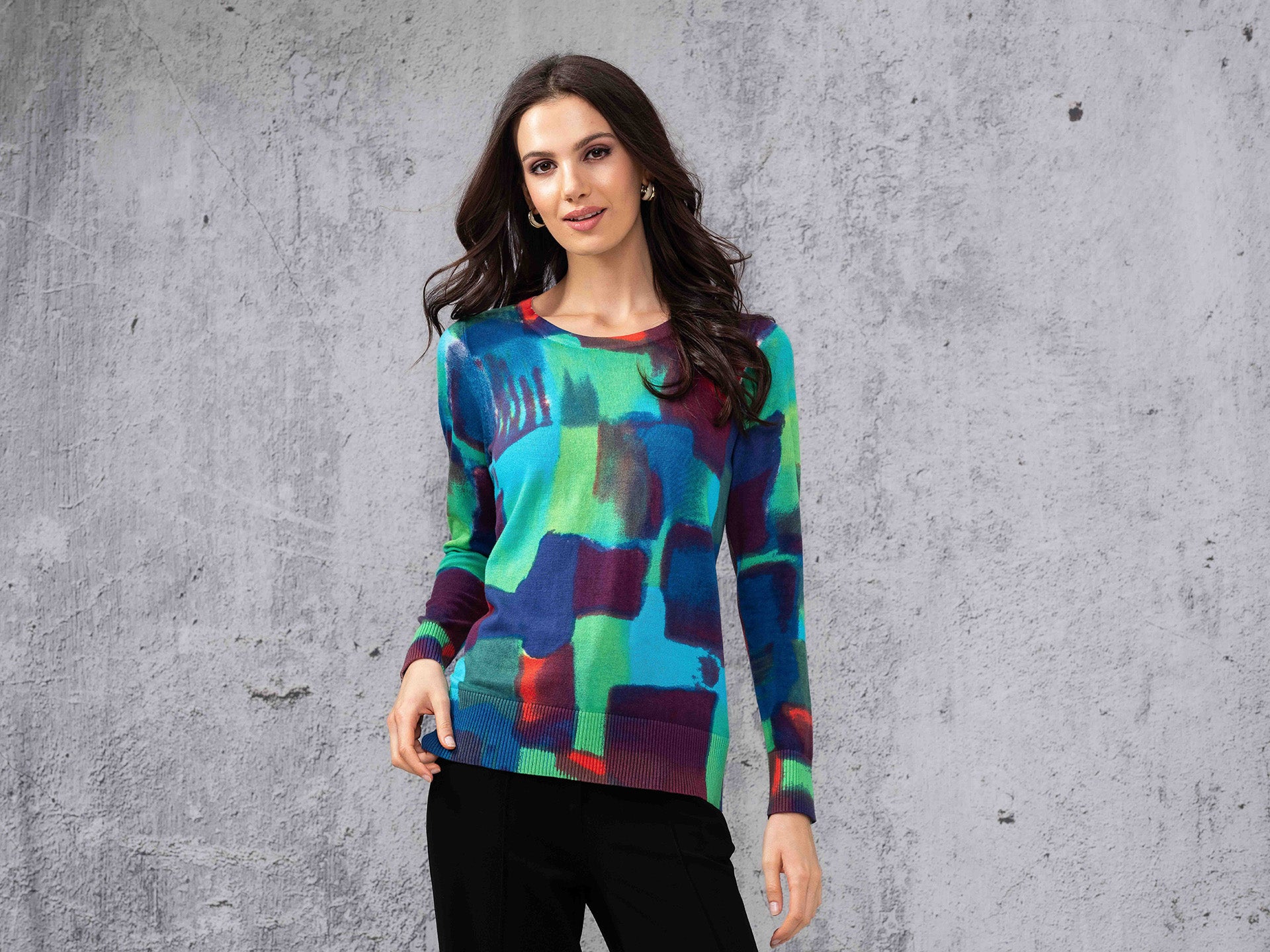 ALISON SHERI TOP STYLE A44085 COLOUR MULTI