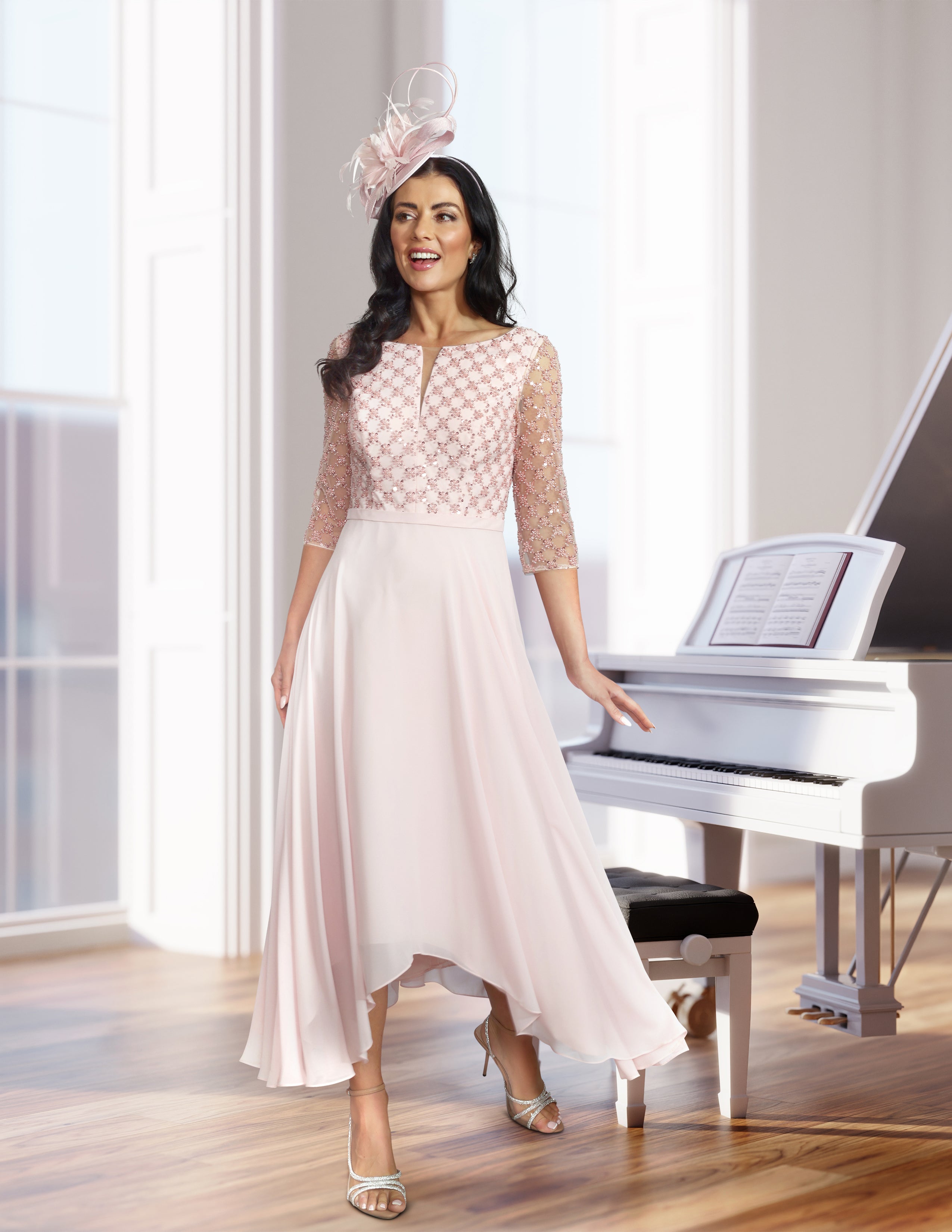 VEROMIA DRESS STYLE VO2929 COLOUR SHELLPINK