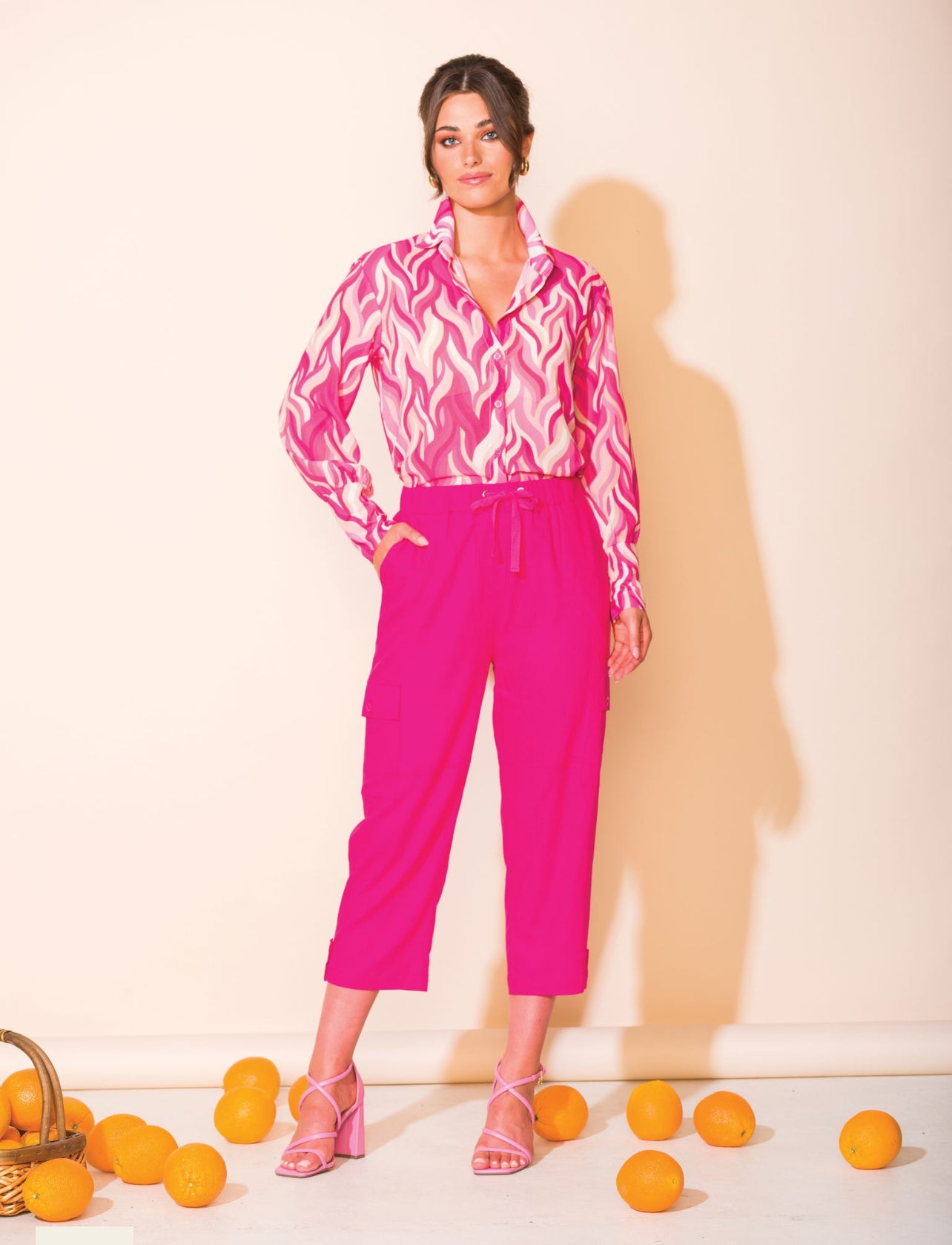 ALISON SHERI TROUSER STYLE A43100 COLOUR FUSCHIA