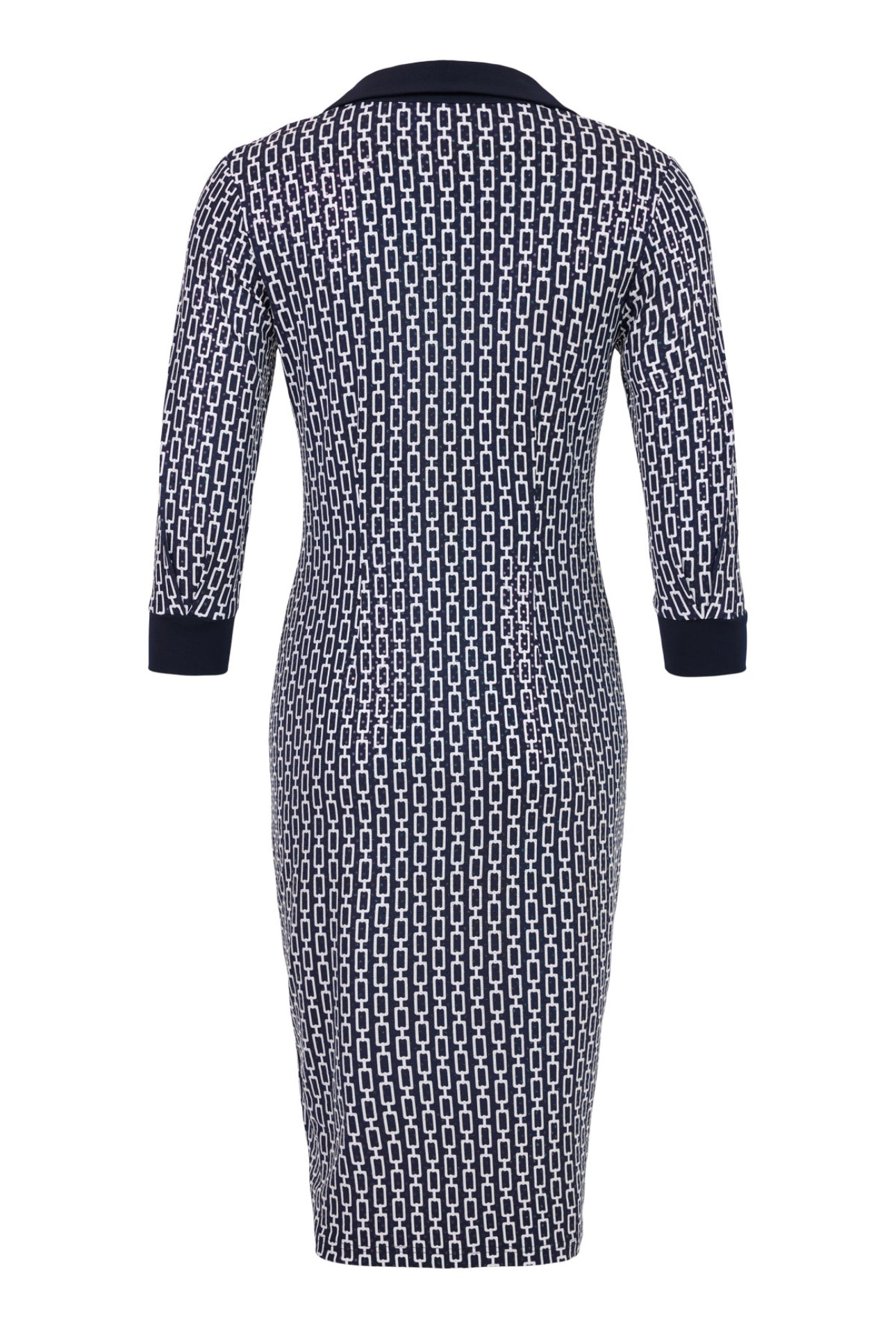 TIA DRESS STYLE 78903 COLOUR NAVY/WHITE