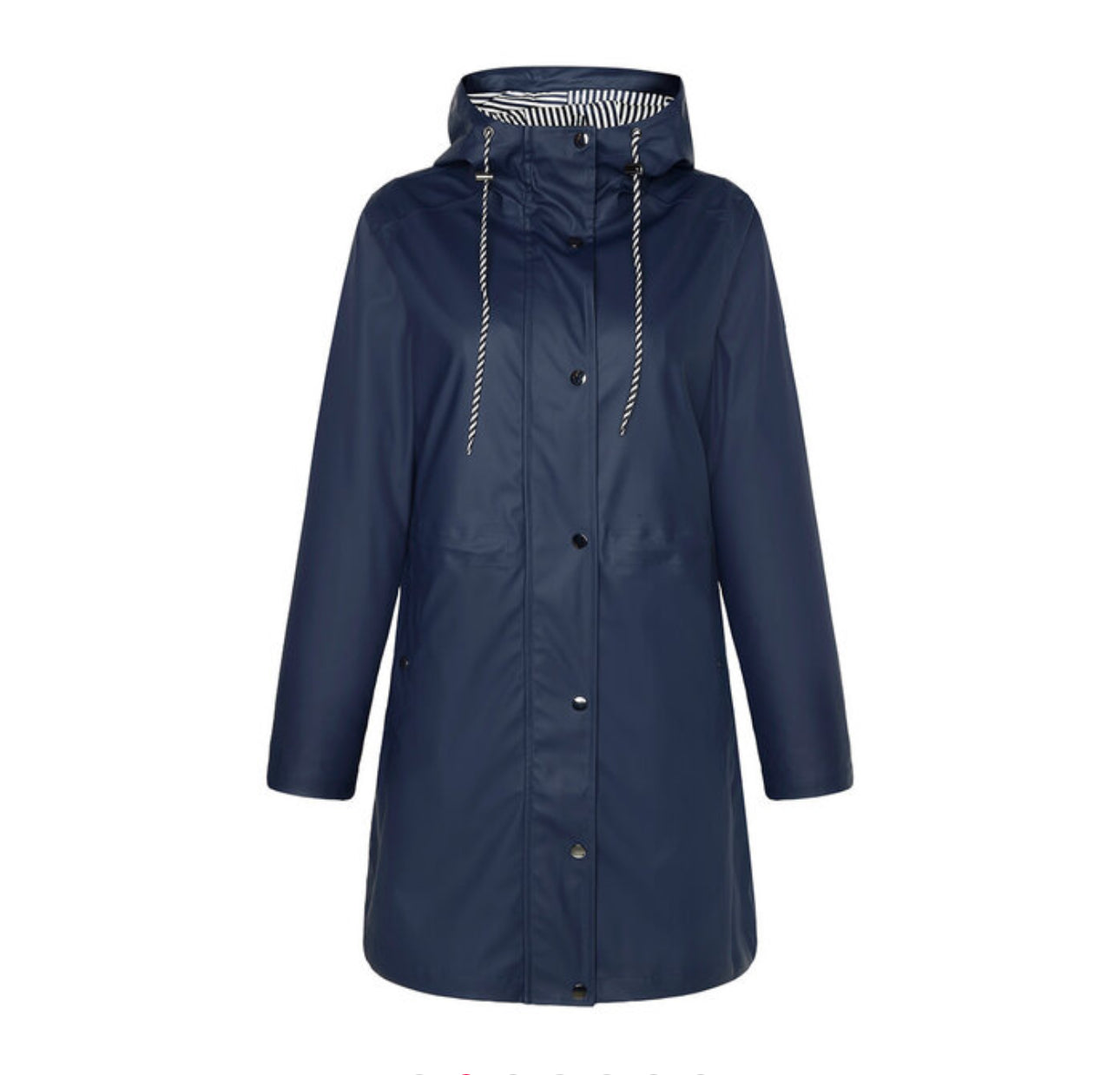 BRANDTEX LONG SHOWERPROOF COAT STYLE 218313 COLOUR MIDNIGHT BLUE