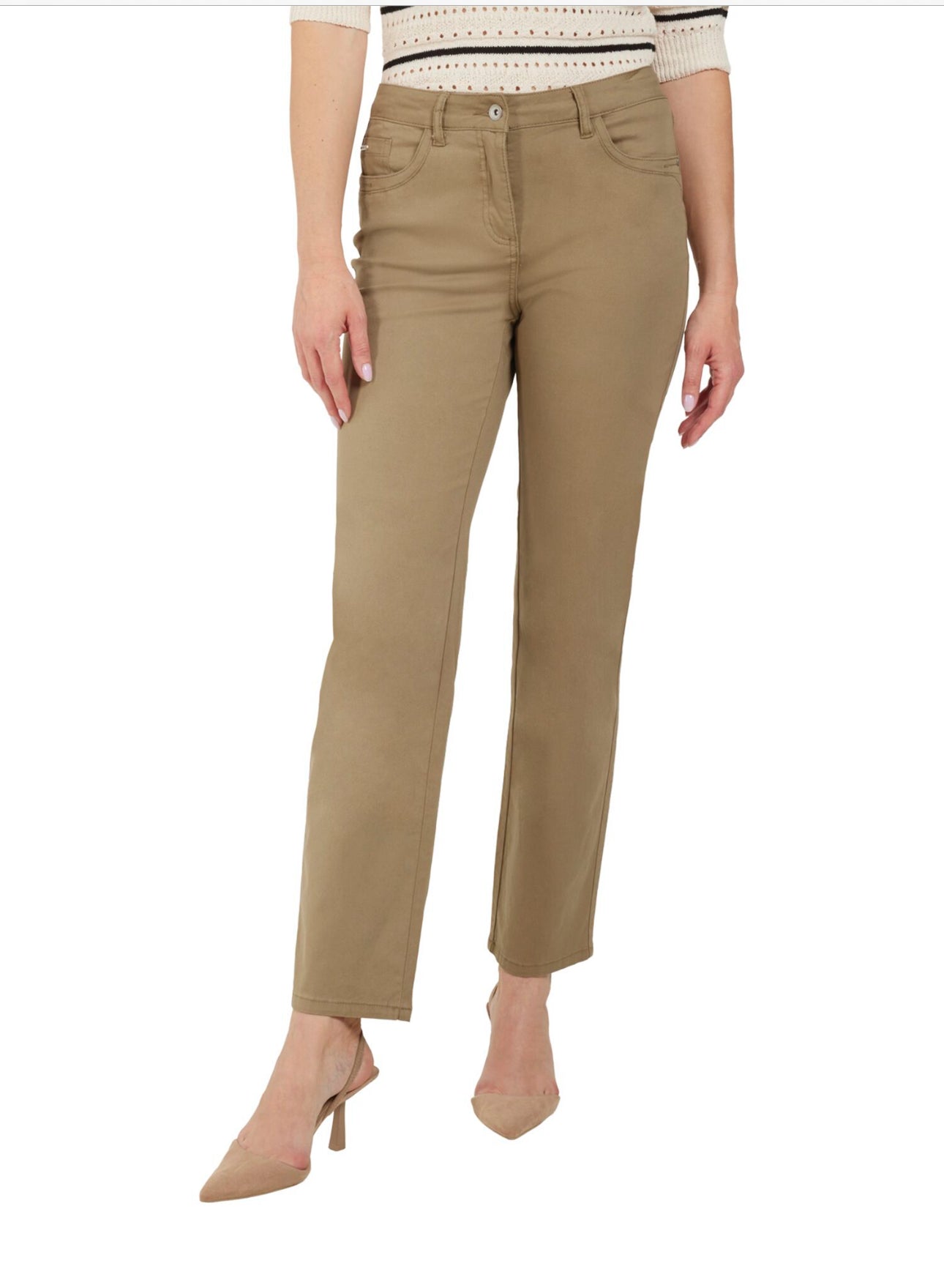 BRANDTEX INGRID JEAN STYLE 218734 COLOUR COVERT GREEN