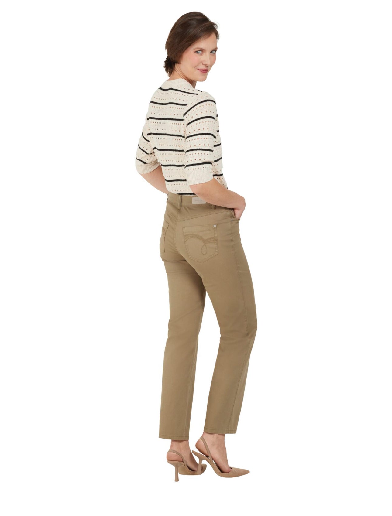 BRANDTEX INGRID JEAN STYLE 218734 COLOUR COVERT GREEN