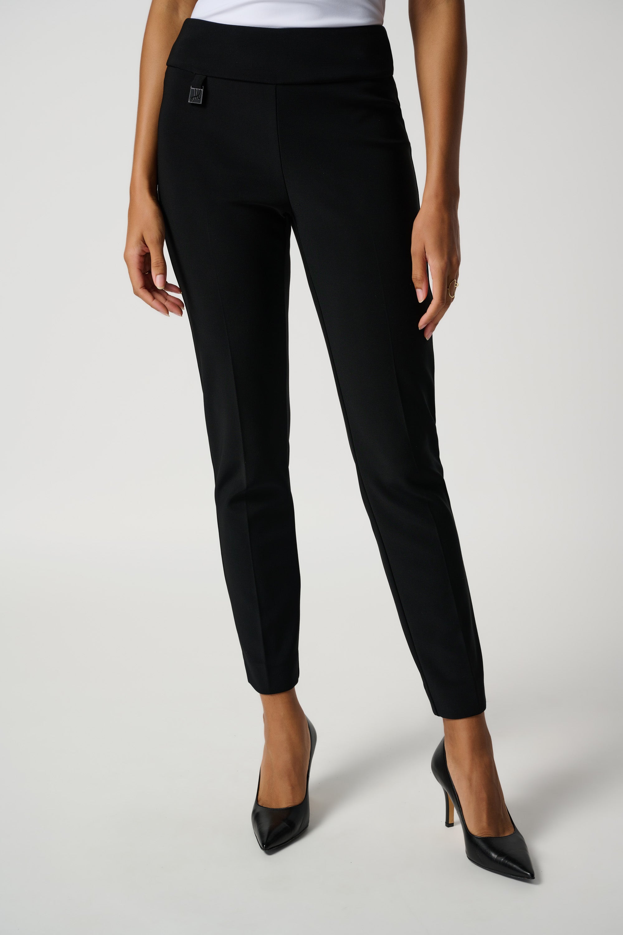 JOSEPH RiBKOFF SLIM PANT STYLE 144092NOS IN BLACK