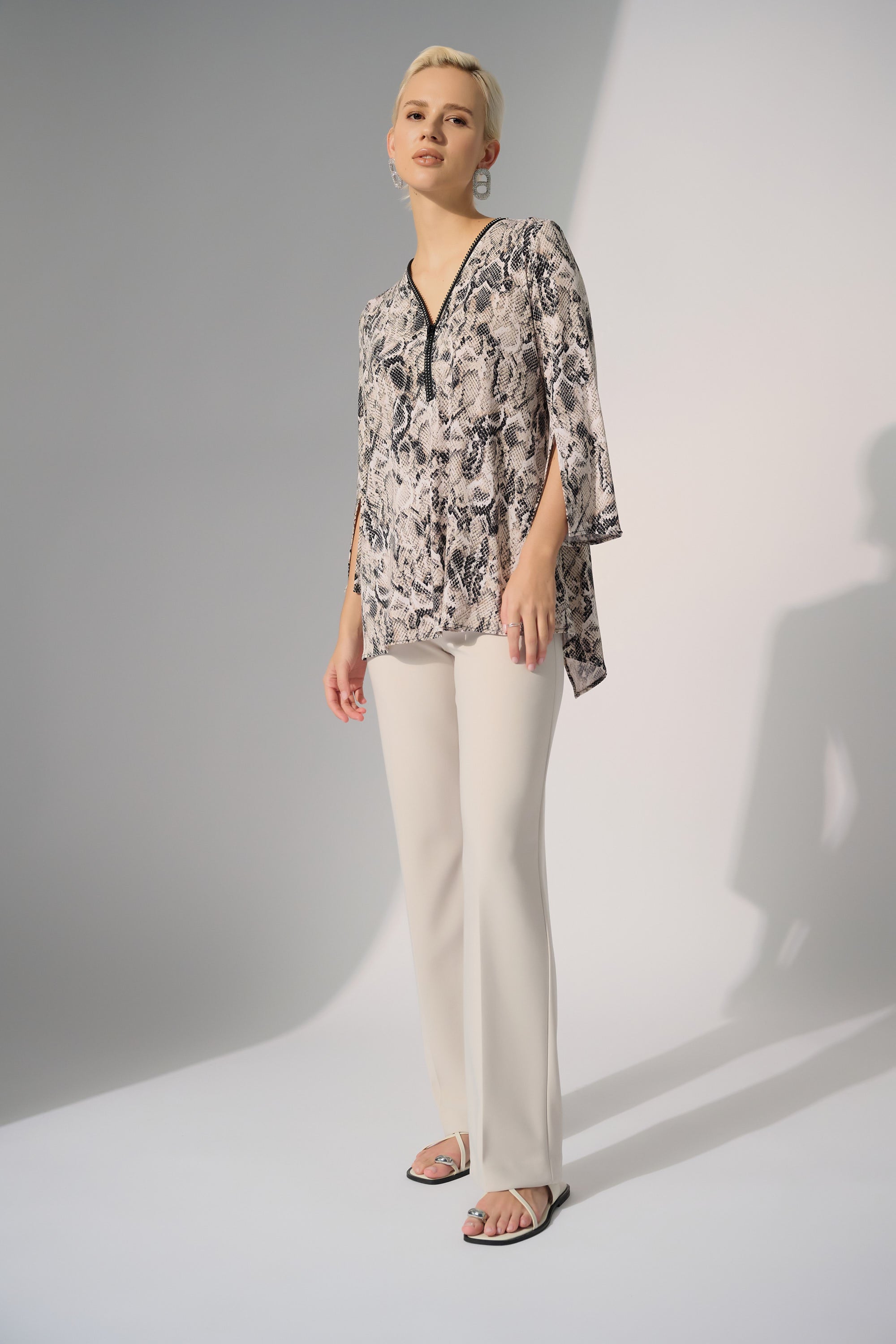 JOSEPH RIBKOFF PYTHON PRINT TUNIC STYLE 252242