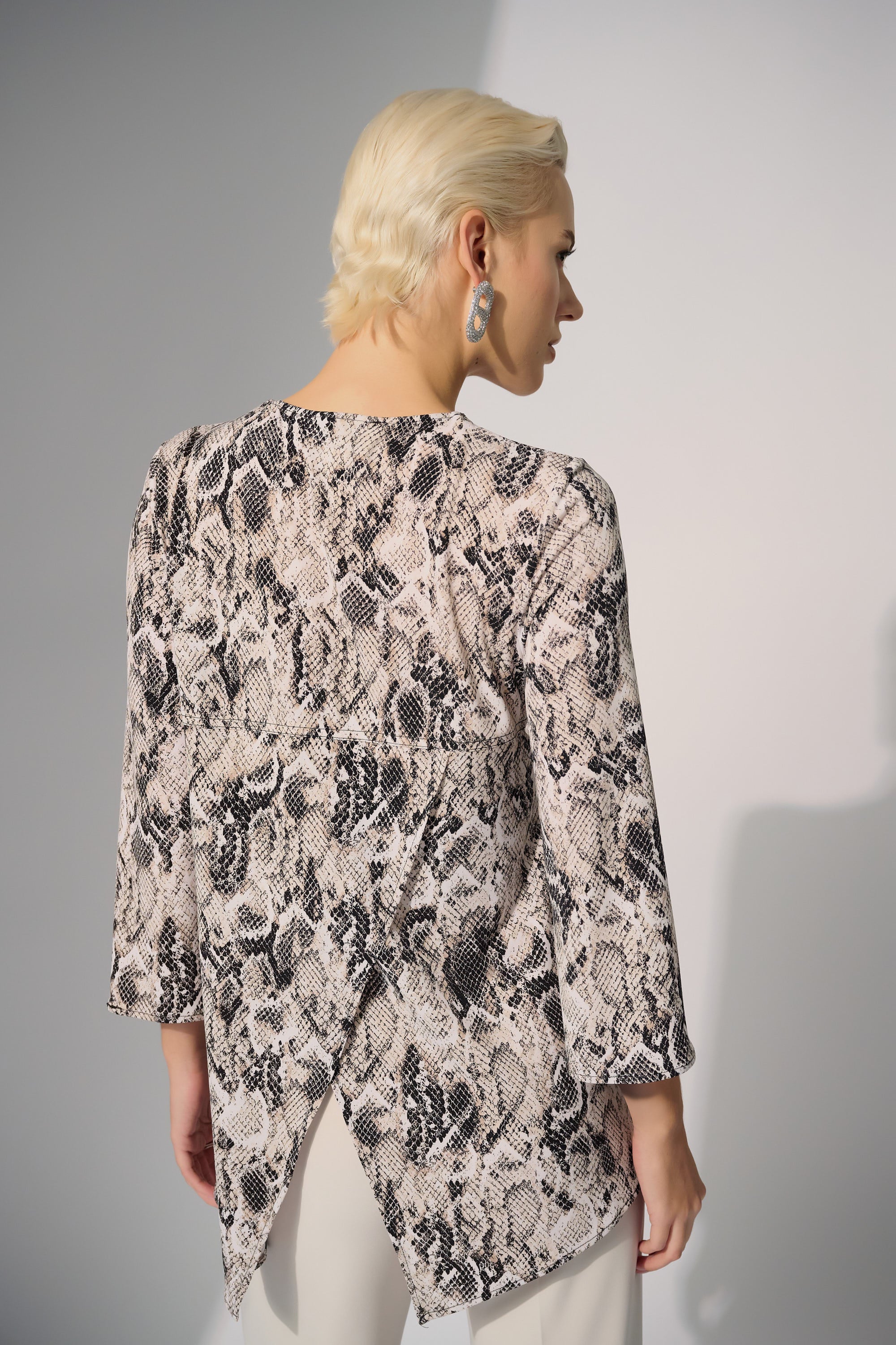 JOSEPH RIBKOFF PYTHON PRINT TUNIC STYLE 252242