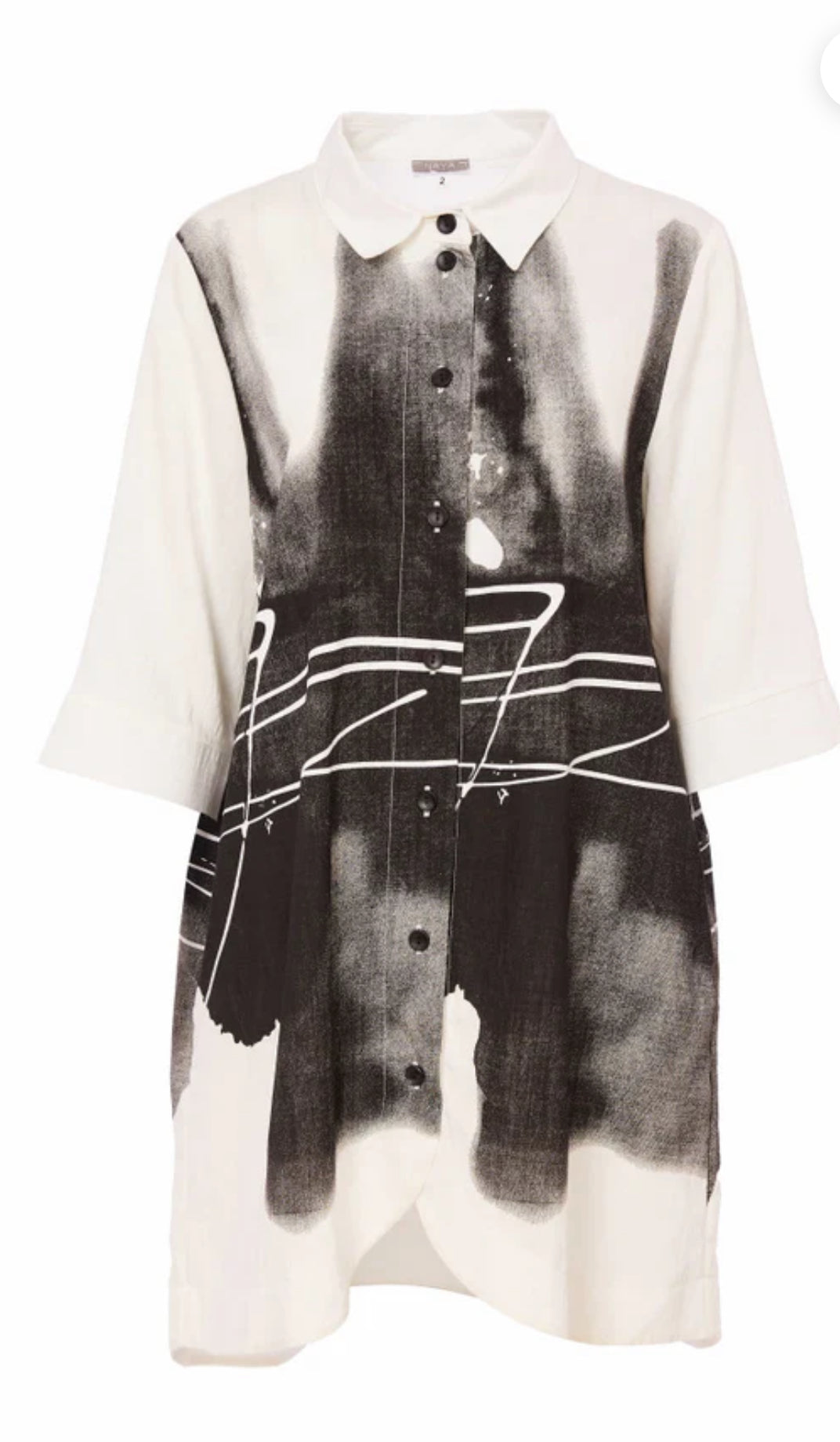 NAYA DRESS SHIRT NAS25204 COLOUR BLACK/WHITE