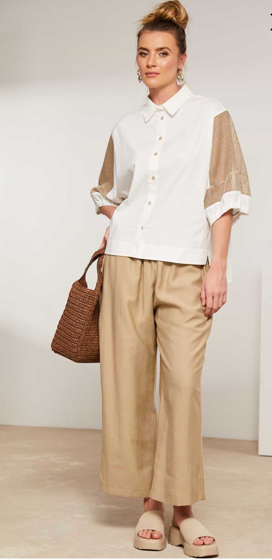 NAYA TROUSER STYLE NAS25243 COLOUR FUDGE
