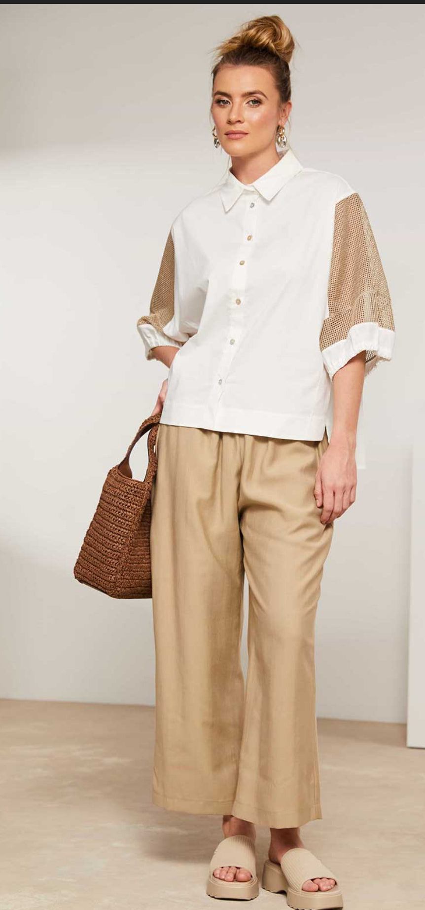 NAYA TROUSER STYLE NAS25243 COLOUR FUDGE