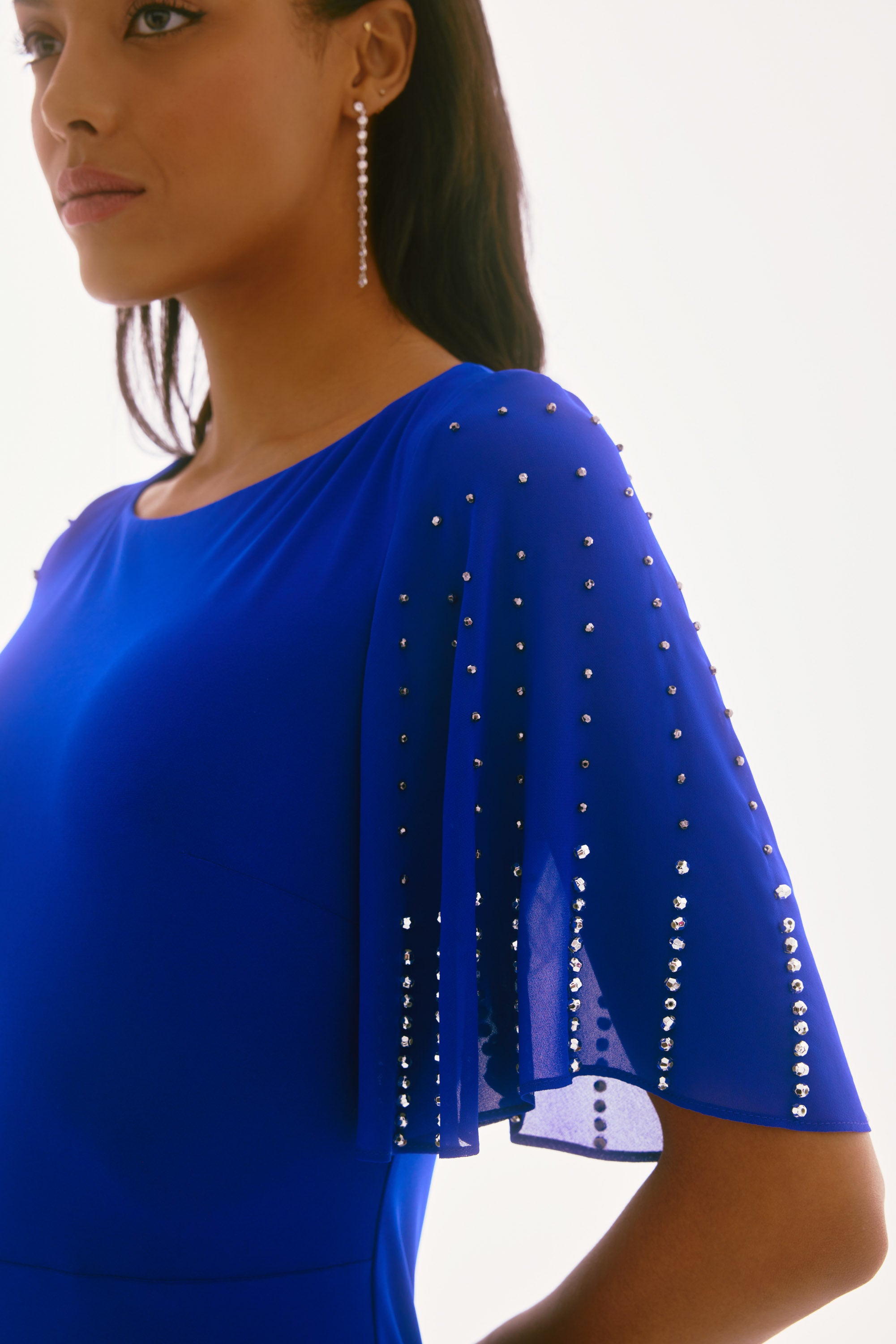 JOSEPH RIBKOFF DRESS STYLE 251721 COLOUR ROYAL SAPPHIRE
