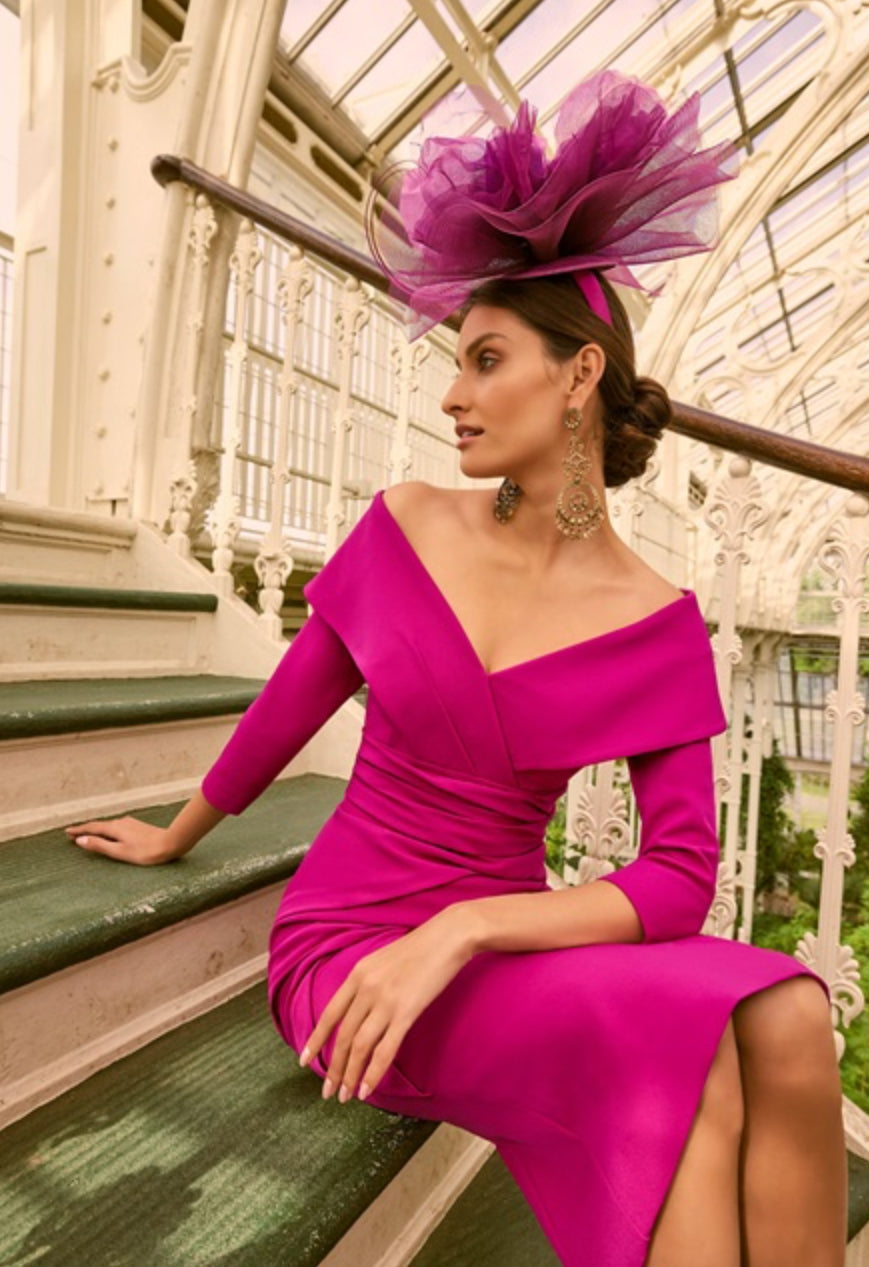 VENI INFANTINO DRESS STYLE 992202 COLOUR MAGENTA