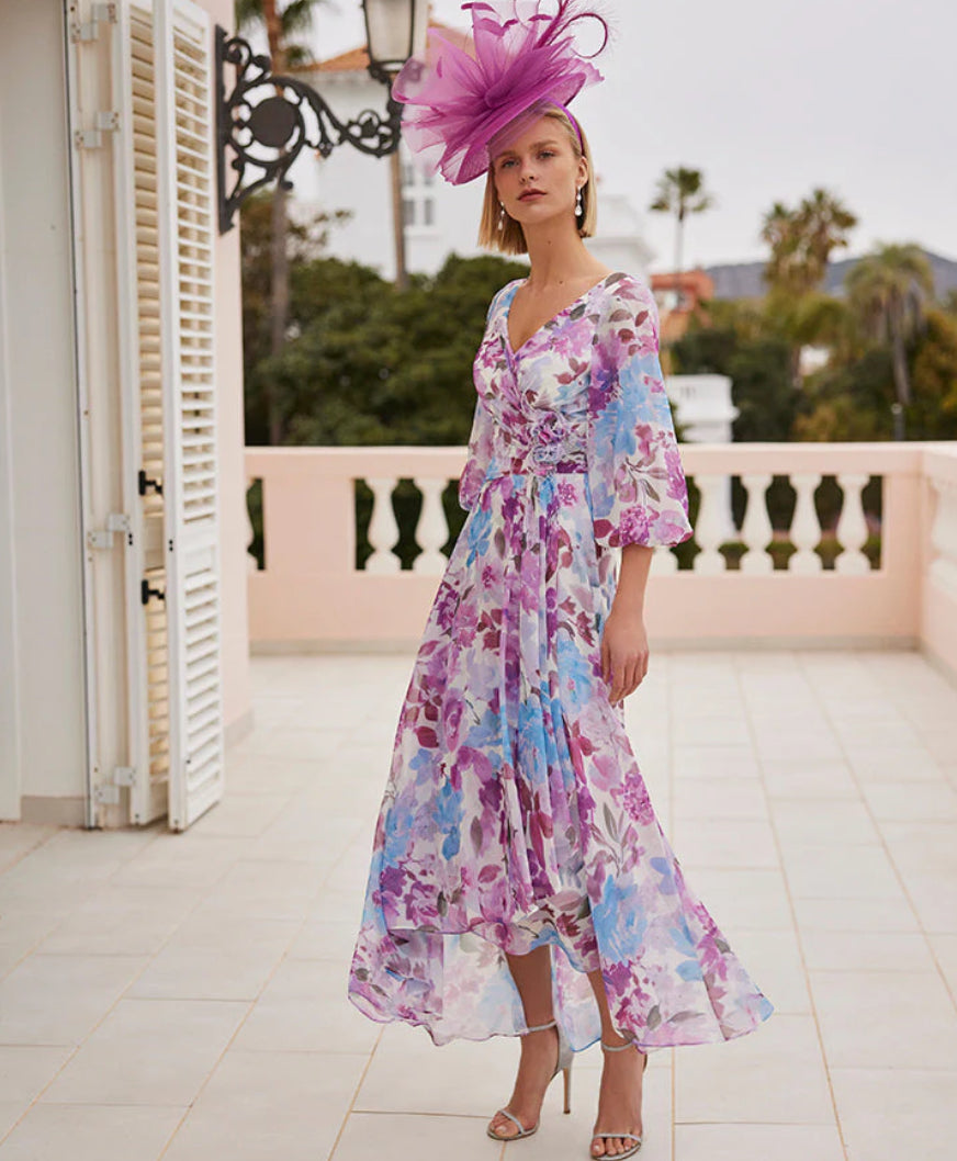 COUTURE CLUB DRESS STYLE 9GD6 COLOUR GERANIUM/LIGHT BLUE