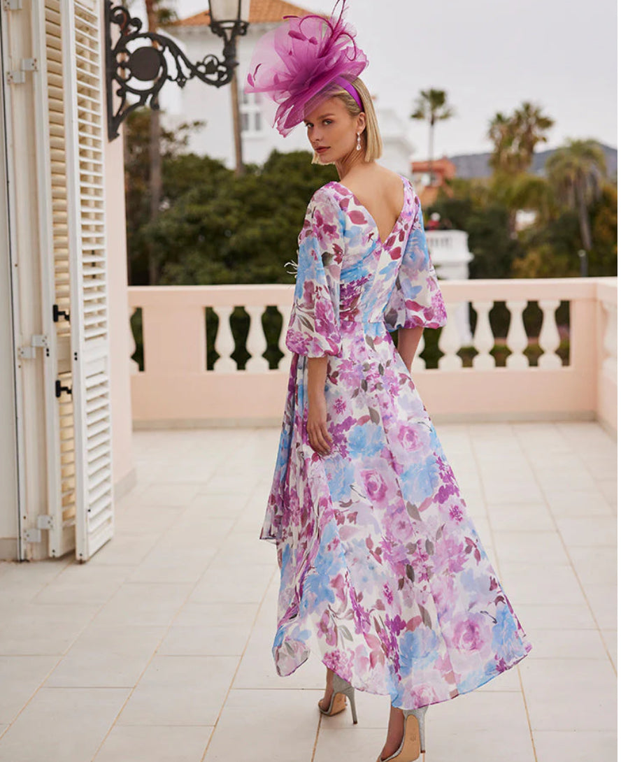 COUTURE CLUB DRESS STYLE 9GD6 COLOUR GERANIUM/LIGHT BLUE
