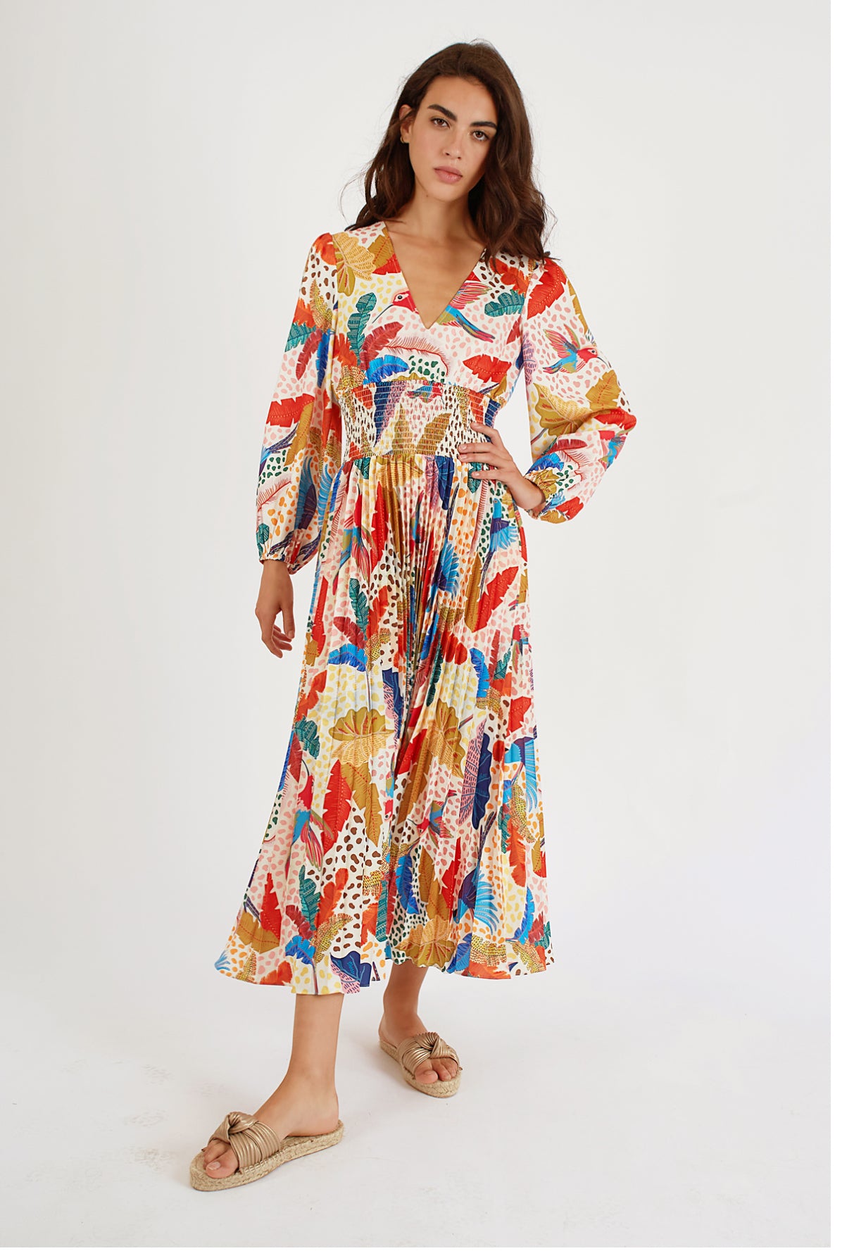 TRAFFIC PEOPLE DRESS STYLE PTB11868 COLOUR MULTI