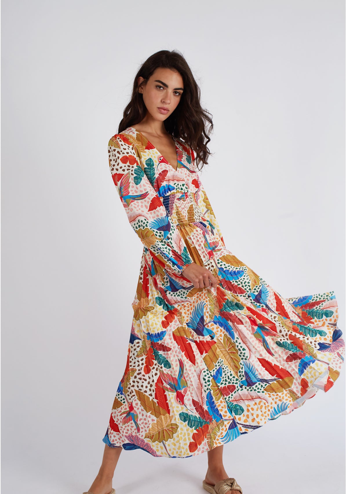 TRAFFIC PEOPLE DRESS STYLE PTB11868 COLOUR MULTI