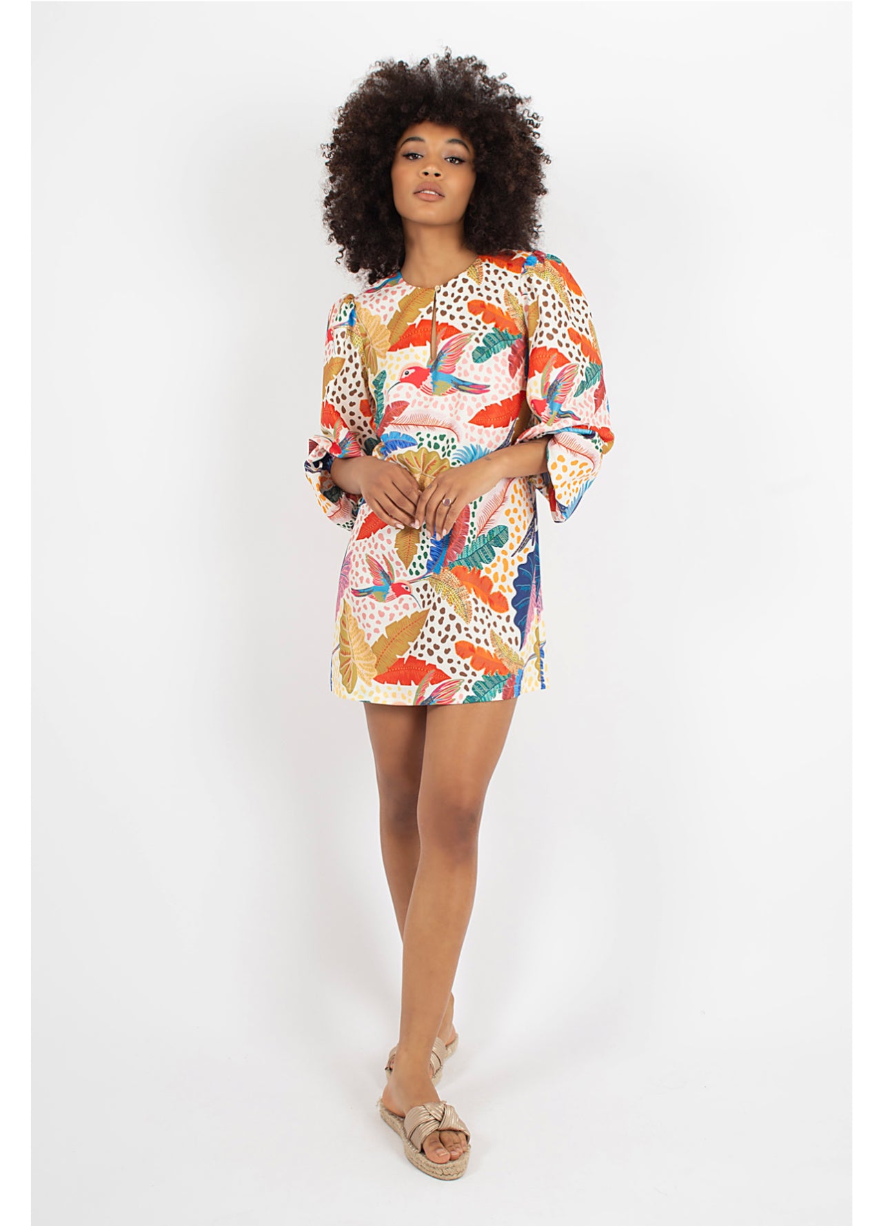 TRAFFIC PEOPLE DRESS STYLE PTB125910 COLOUR MULTI