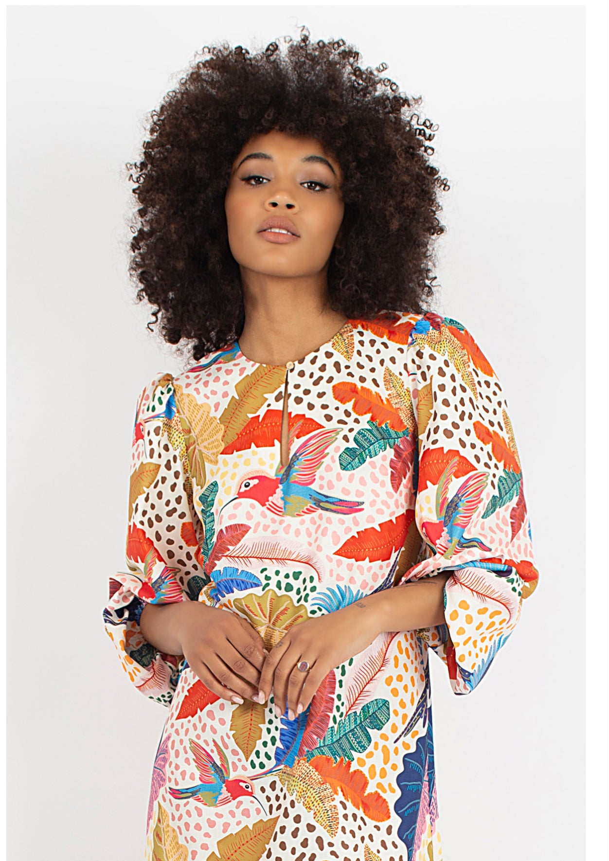 TRAFFIC PEOPLE DRESS STYLE PTB125910 COLOUR MULTI