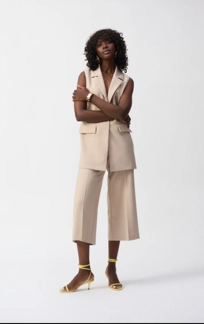 JOSEPH RIBKOFF PANT STYLE 251265 COLOUR PARCHMENT