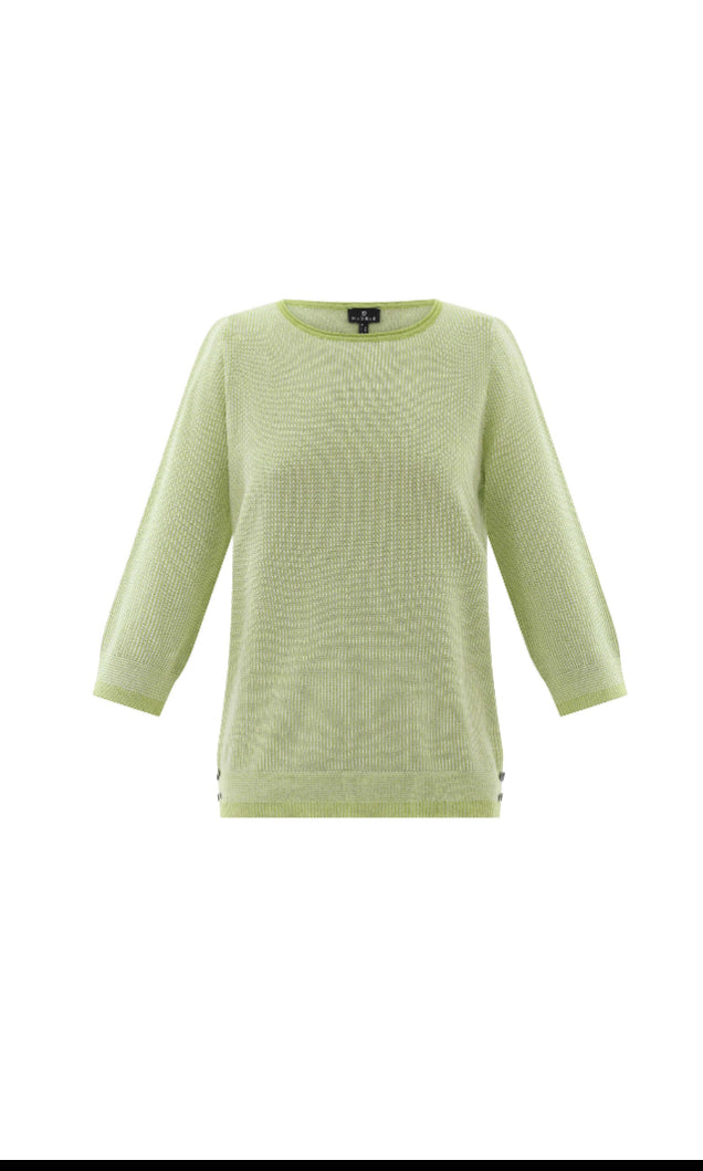 MARBLE SWEATER STYLE 7869 COLOUR LIME (227)