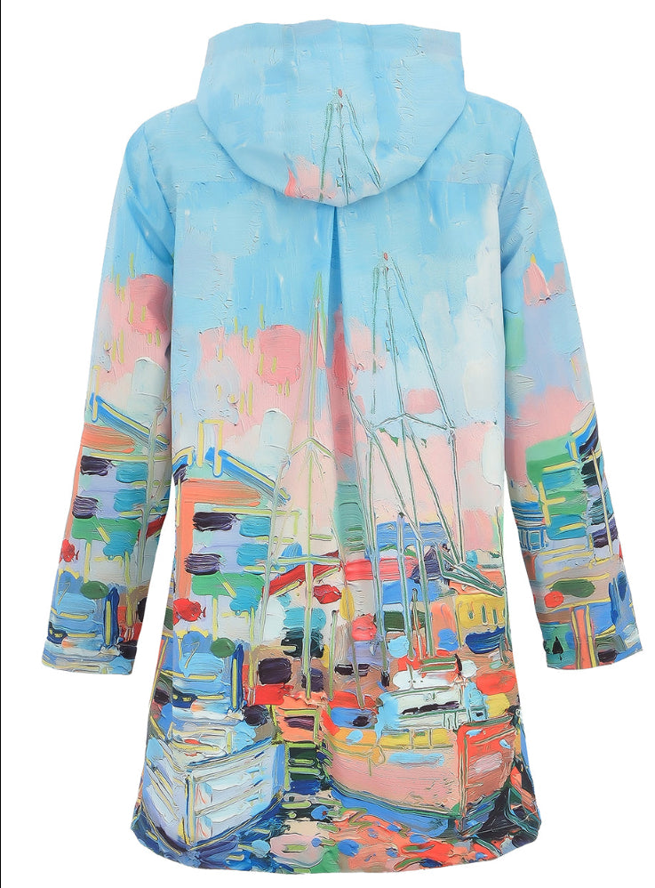 DOLCEZZA WATERPROOF HOODED JACKET STYLE 25871 COLOUR AS SHOWN