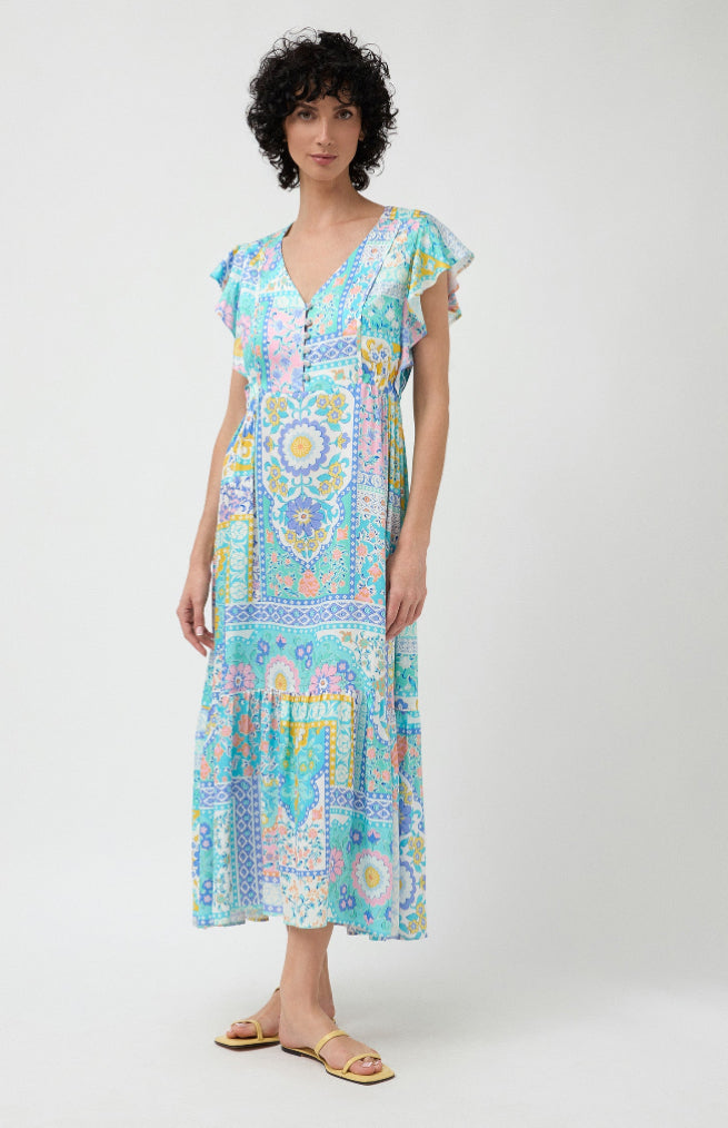 TINTA DRESS STYLE FORMENTERA COLOUR TURQUOISE