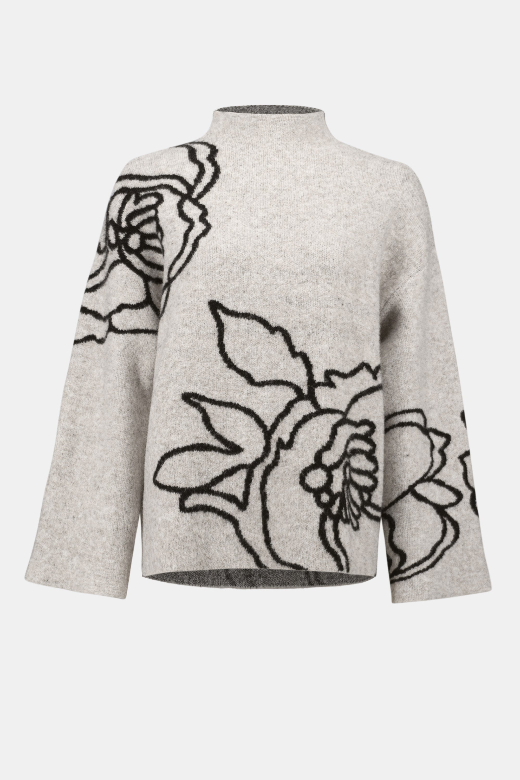 JOSEPH RIBKOFF SWEATER KNIT FLORAL PRINT STYLE 254943