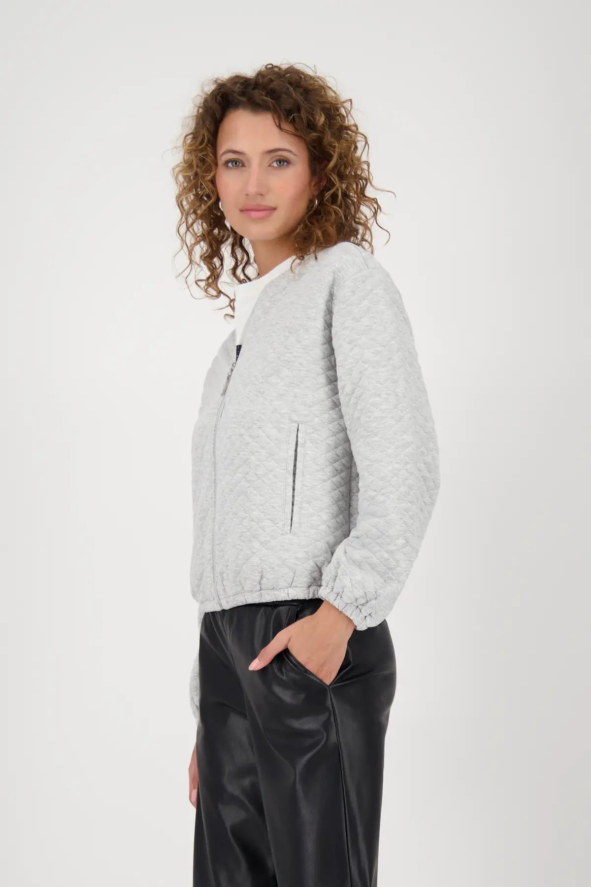MONARI JACKET STYLE 808759 COLOUR ASH GREY MELANGE