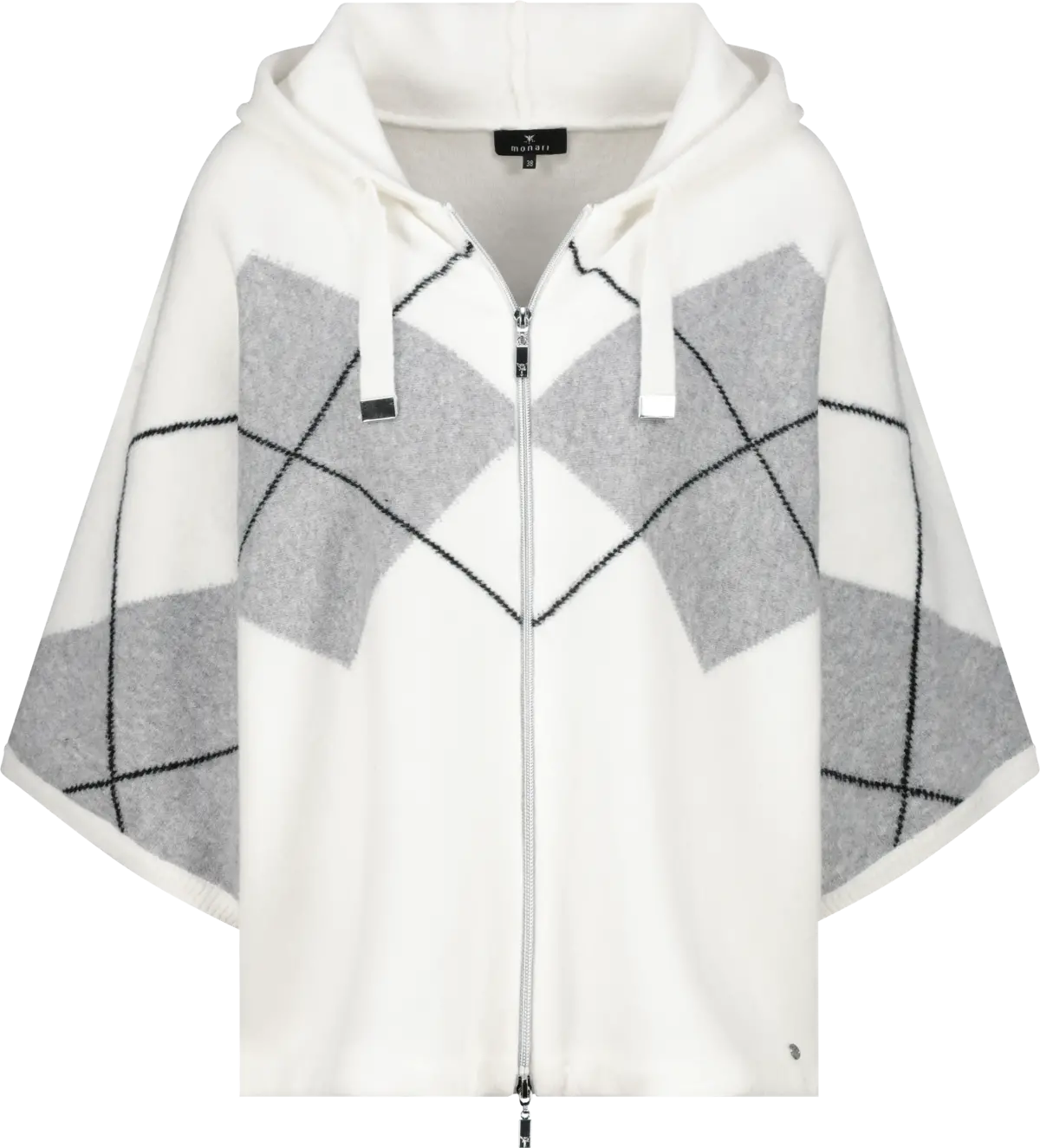 MONARI HOODED CARDIGAN STYLE 808916 COLOUR OFF-WHITE