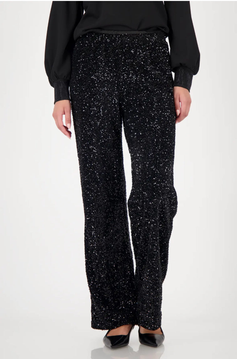 MONARI WIDE LEG TROUSERS STYLE 809227 COLOUR BLACK