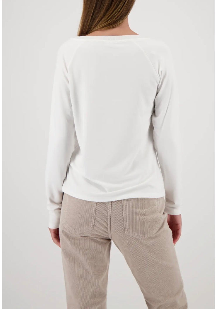 MONARI LONG SLEEVED SHIRT STYLE 809381 COLOUR OFF WHITE