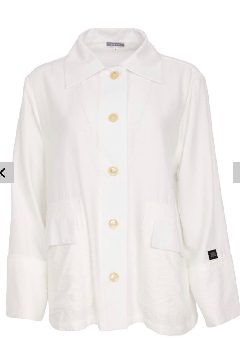 NAYA BUTTONED JACKET STYLE NAS26156 COLOUR WHITE