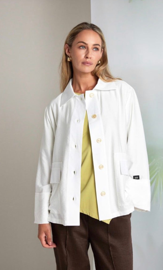 NAYA BUTTONED JACKET STYLE NAS26156 COLOUR WHITE