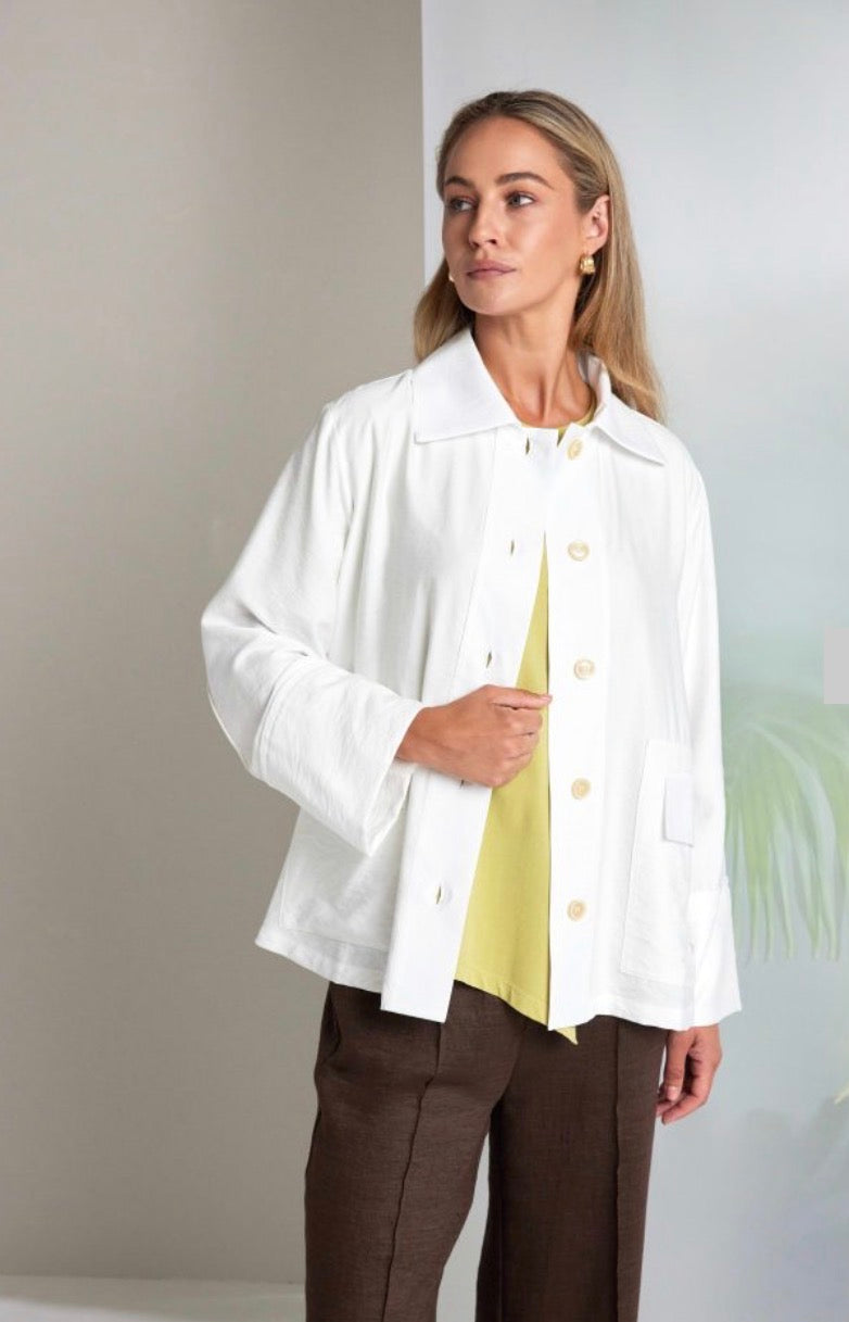 NAYA BUTTONED JACKET STYLE NAS26156 COLOUR WHITE