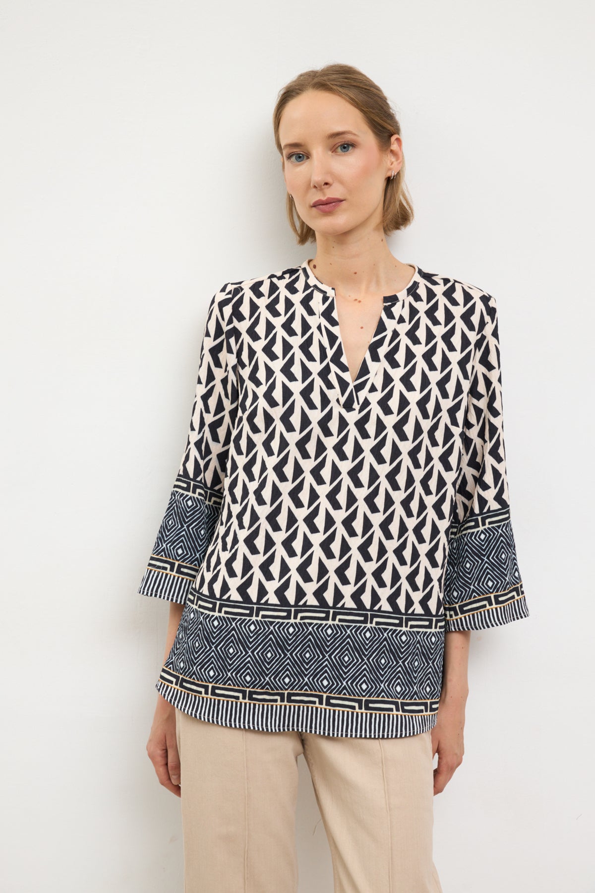 TINTA TUNIC SHIRT STYLE CAMPELLO COLOUR MULTI