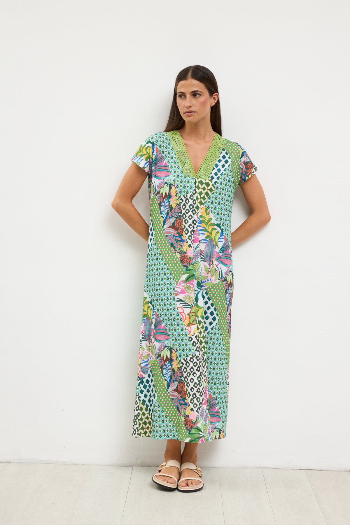 TINTA MAXI DRESS STYLE MADELINE COLOUR MULTI