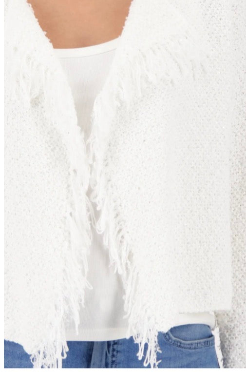 MONARI CARDIGAN STYLE 410296 COLOUR OFF-WHITE